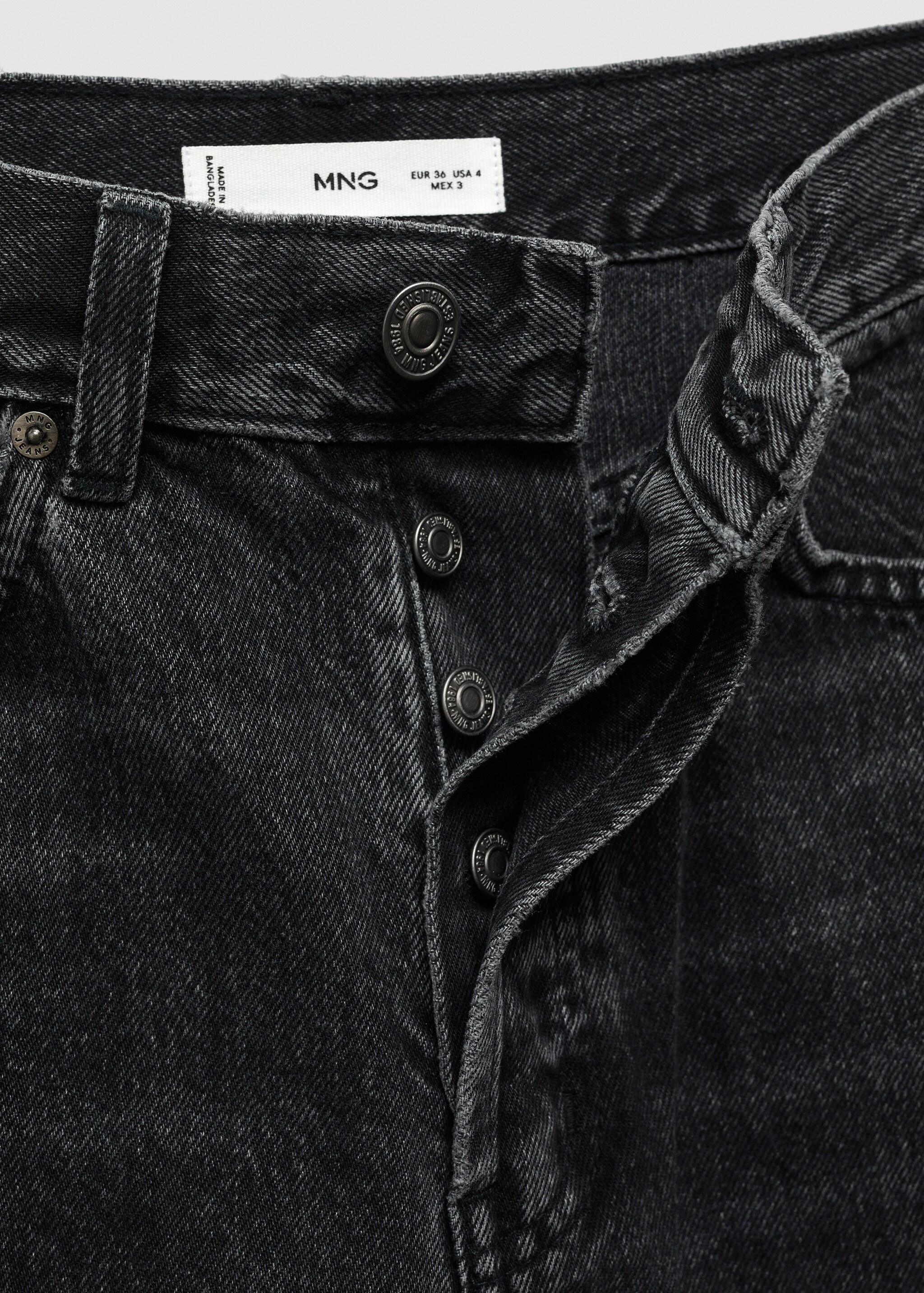 Jeans rectos costuras adelantadas - Detalle del artículo 8
