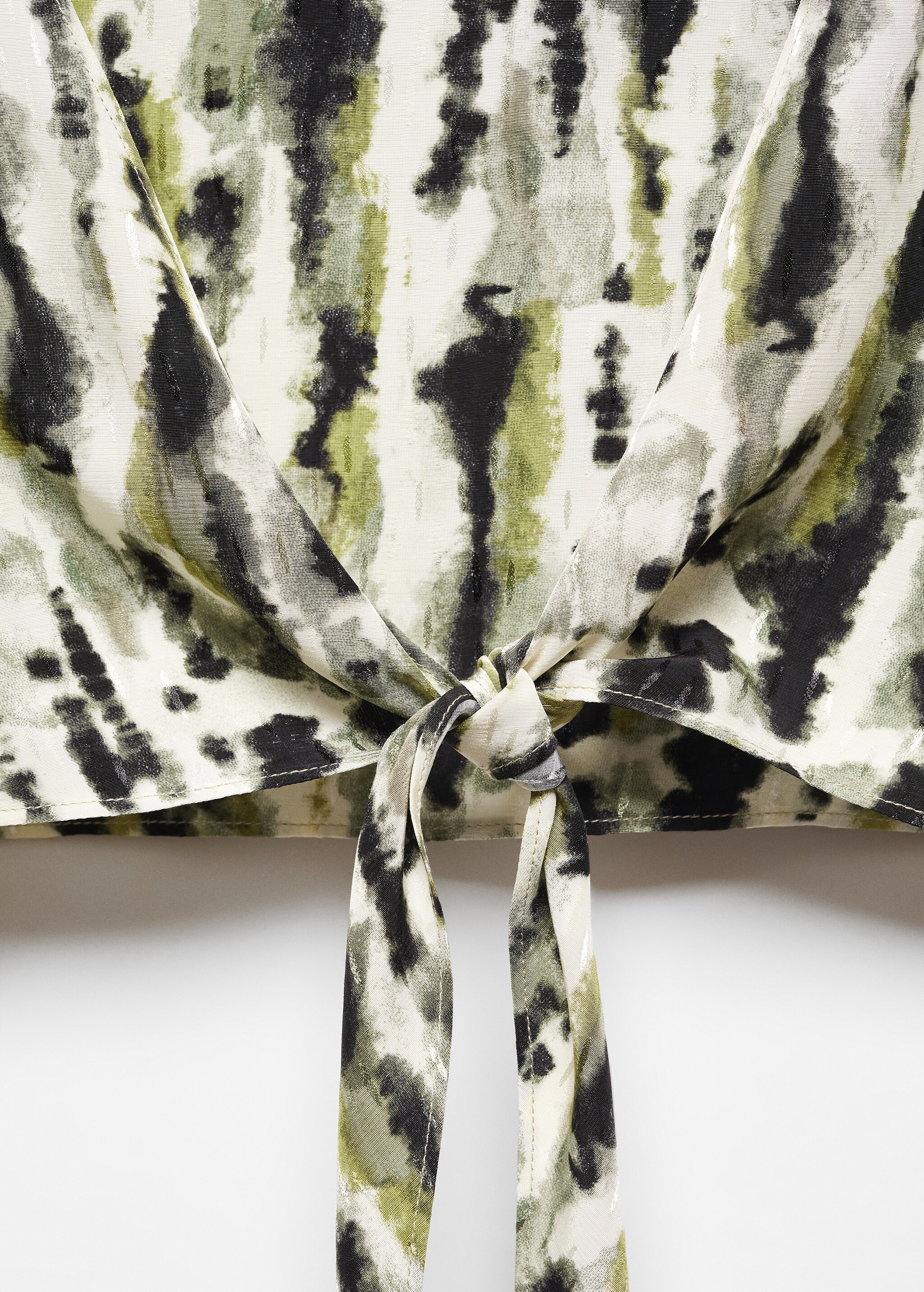 Bow printed blouse - Details of the article 8