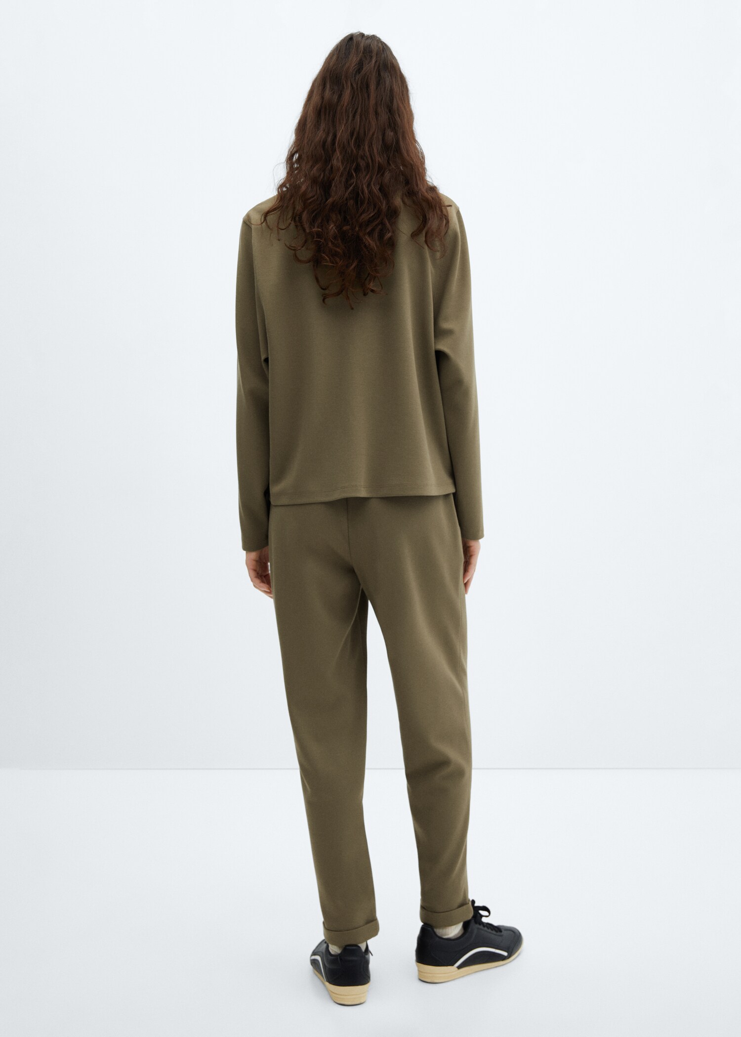 Sweat-shirt coutures décoratives - Verso de l’article