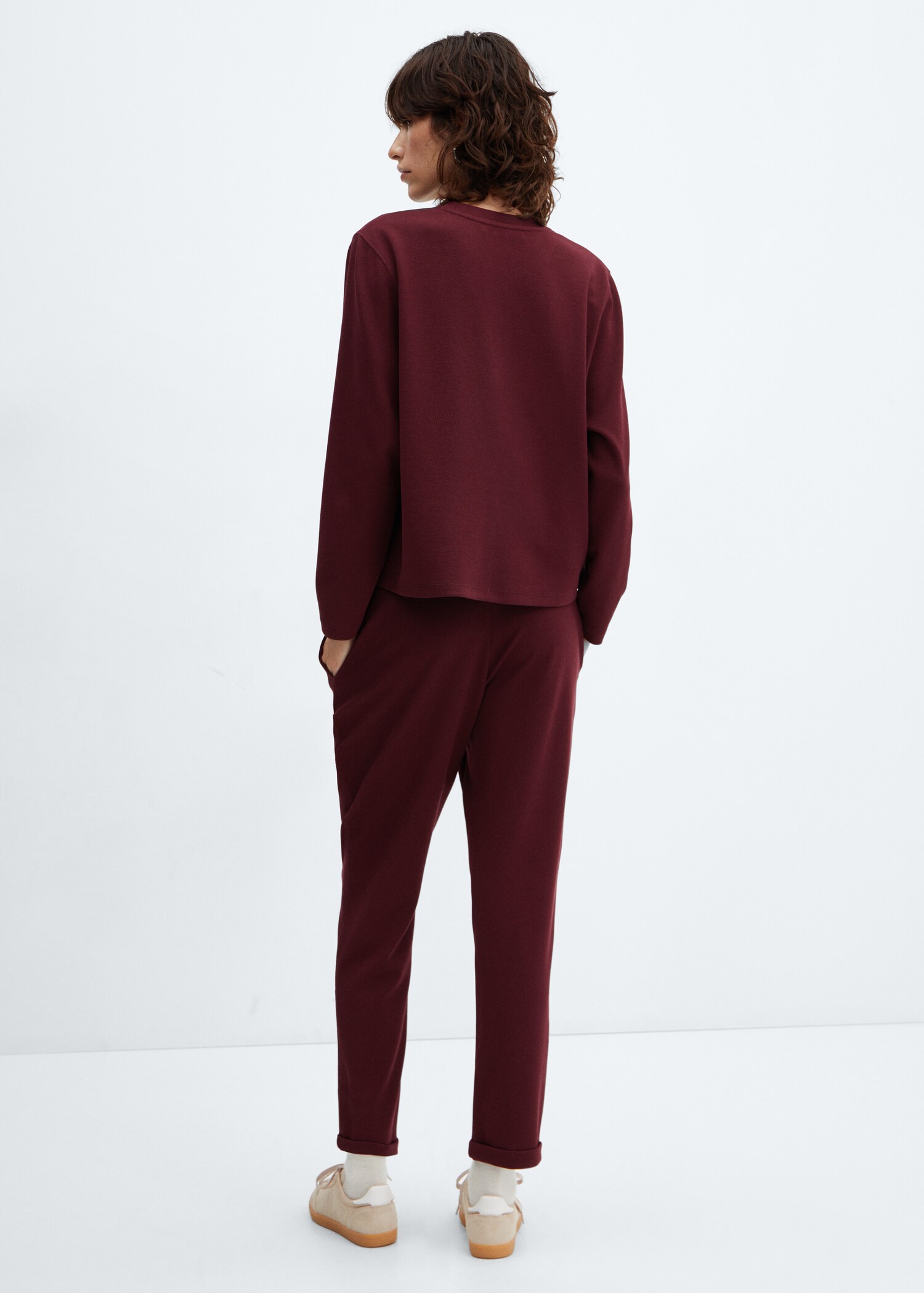 Sweat-shirt coutures décoratives - Verso de l’article