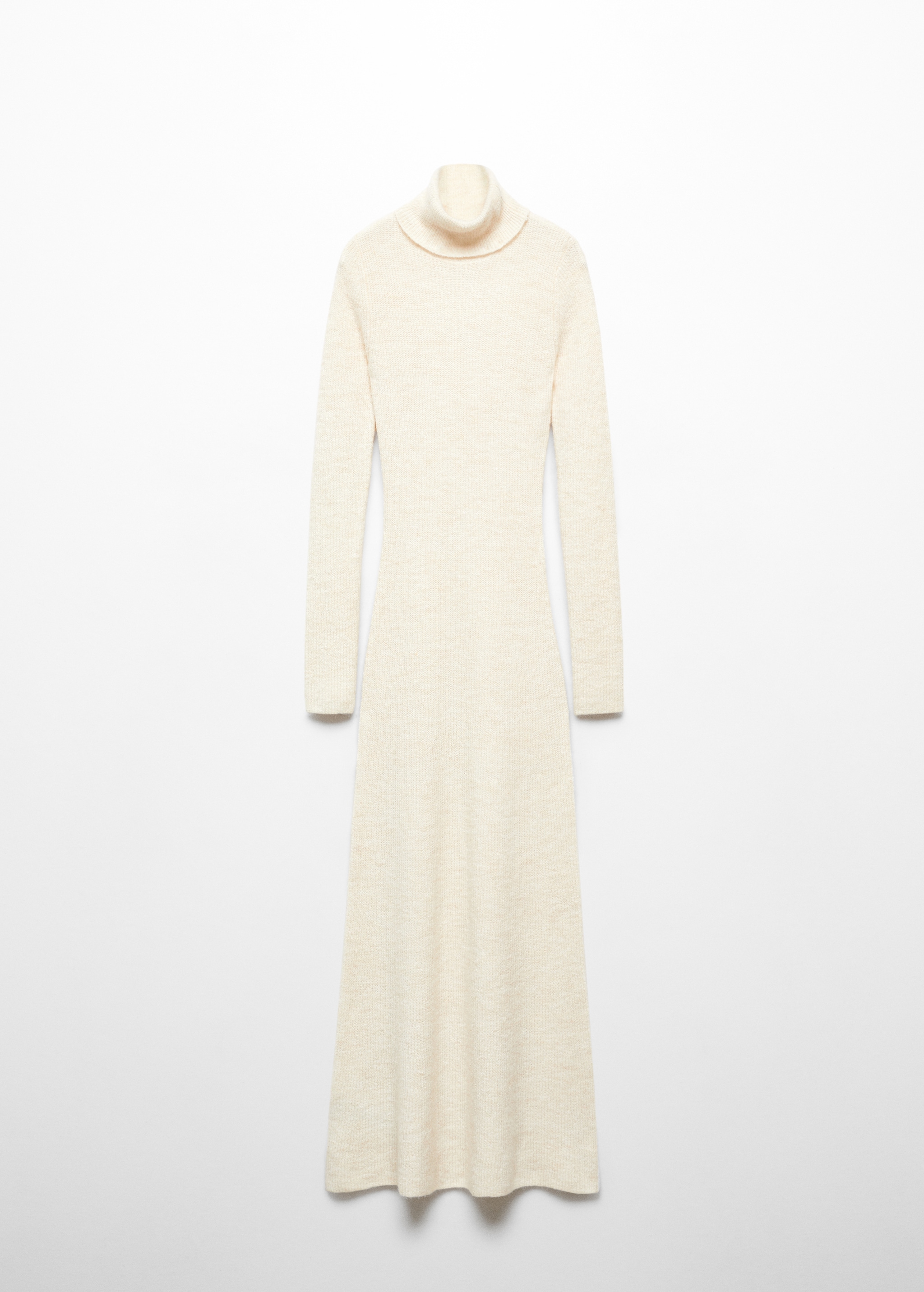 Knitted turtleneck dress