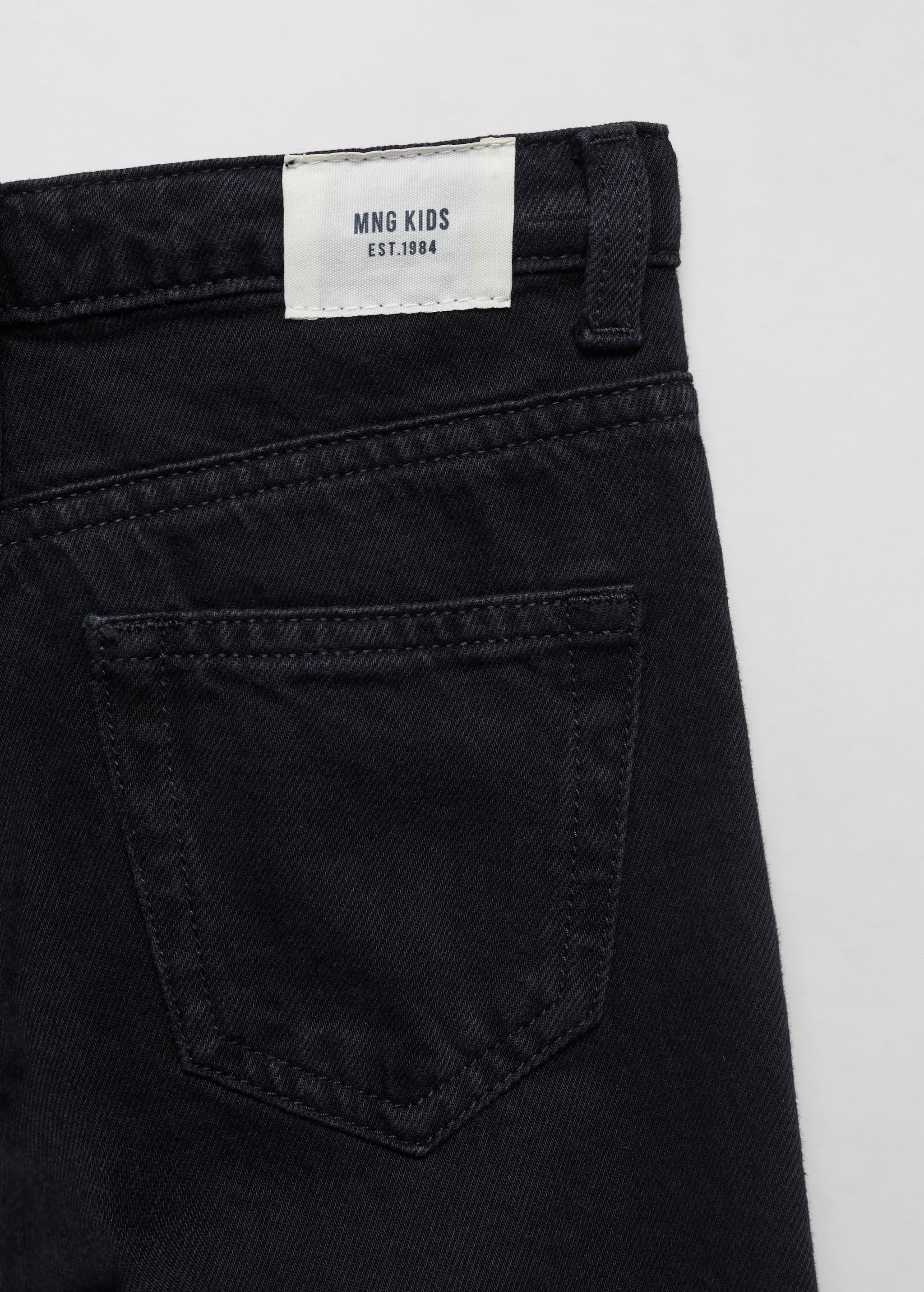 Cotton culotte jeans - Details of the article 8