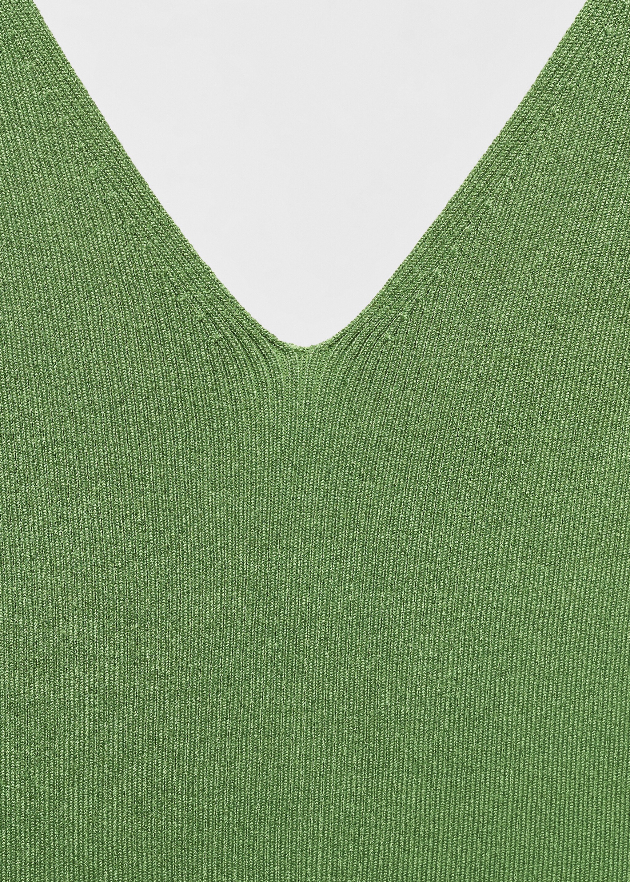 V-neck knitted top - Details of the article 8