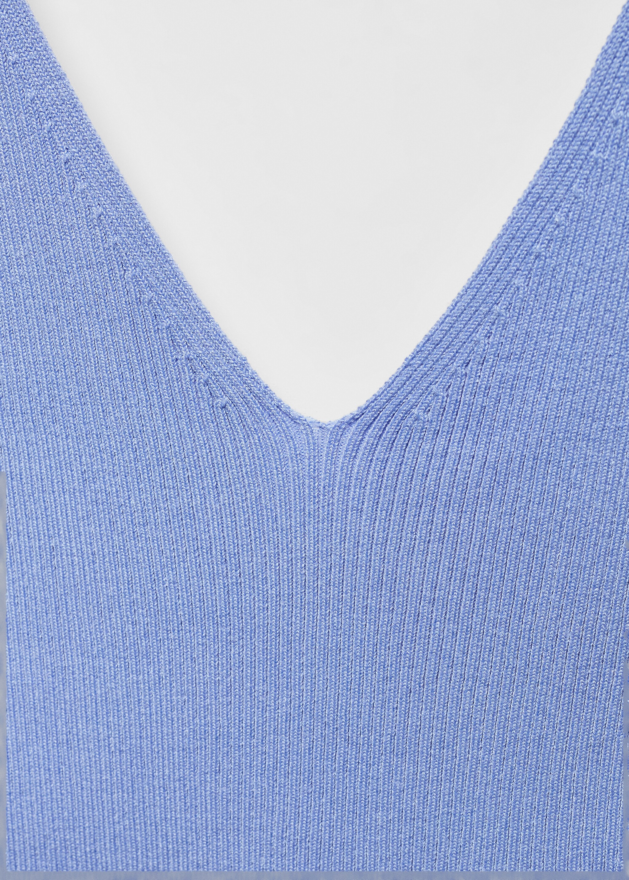 V-neck knitted top - Details of the article 8
