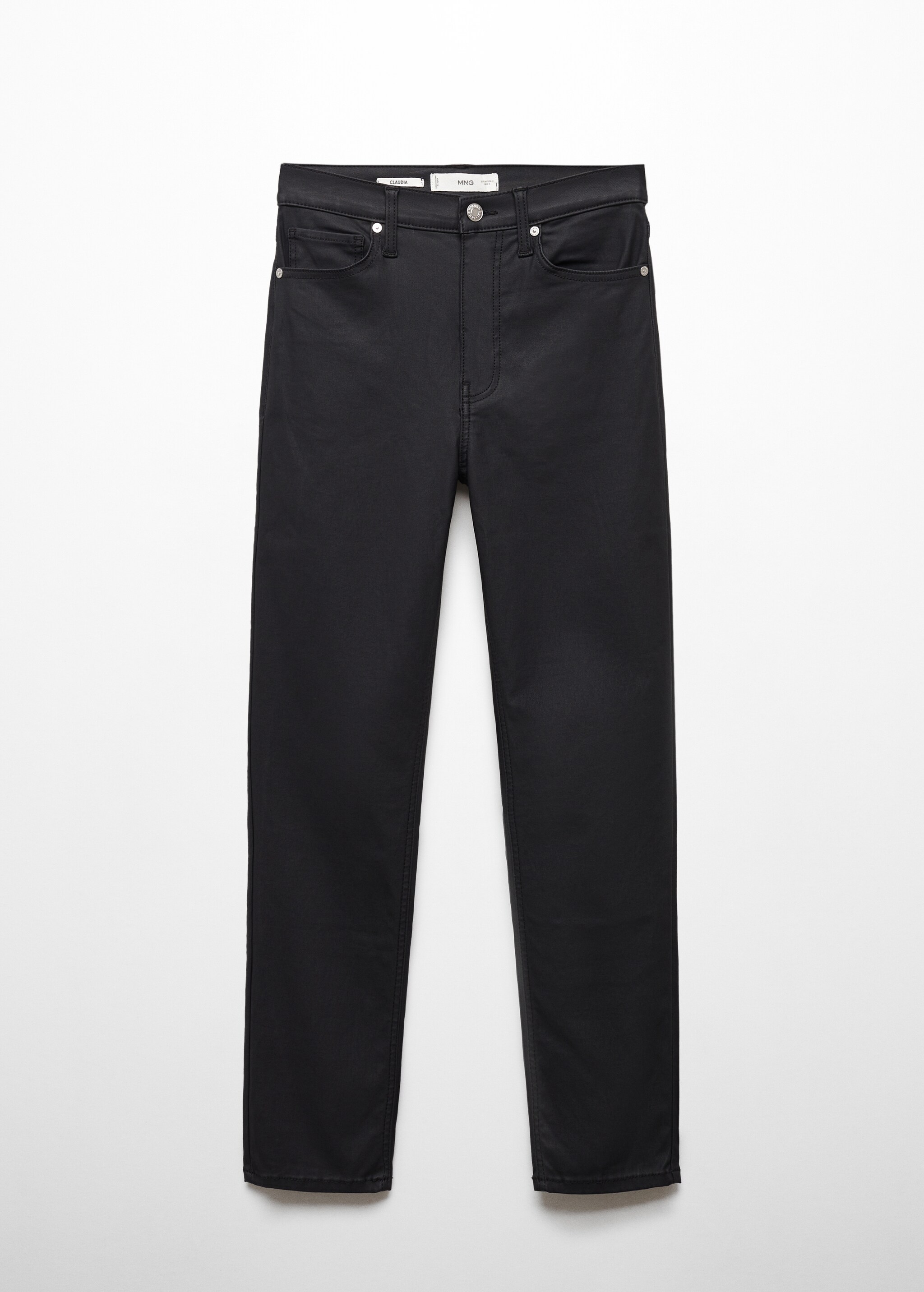 Вощеные укороченные джинсы slim - Изделие без модели