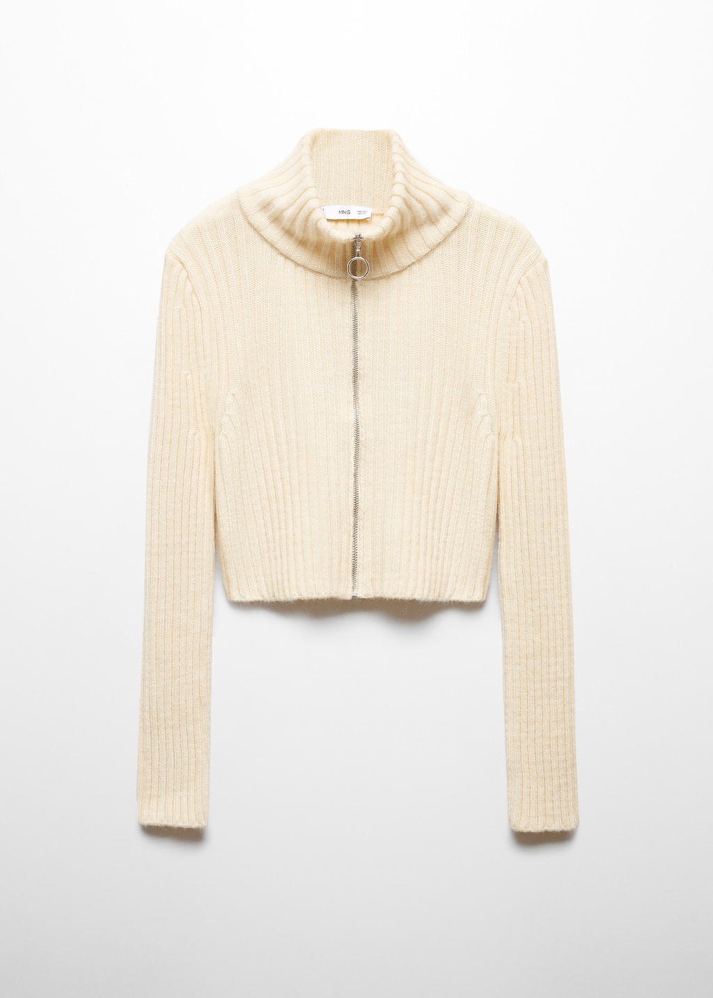 トップス COZY KNIT CROP ZIP CARDIGAN matin kim Matin Kim MATIN STITCH POINT CROP CARDIGAN BUK700 (Matin Kim