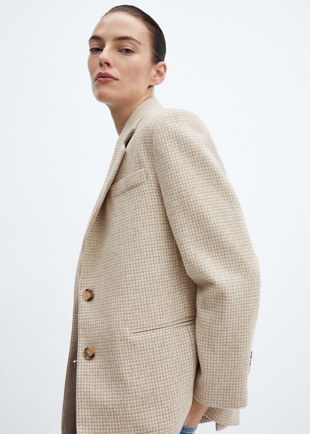 Veste pied de poule femme mango hotsell