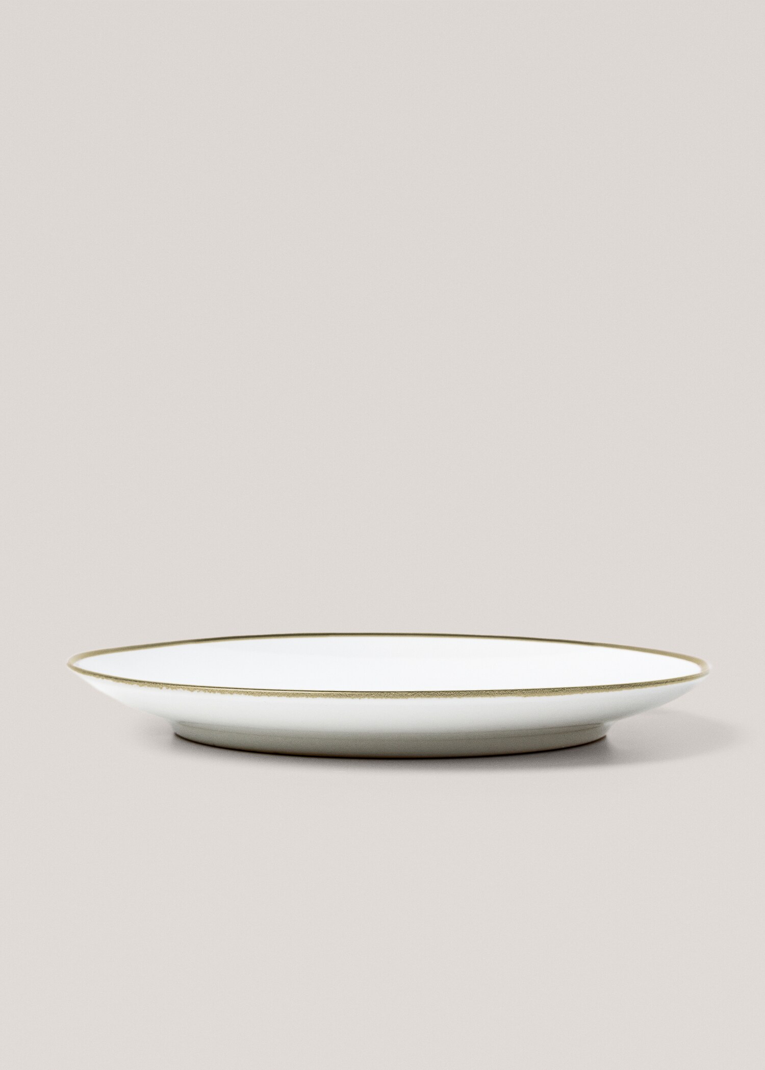 Dessert plate with green rim - Details of the article 1