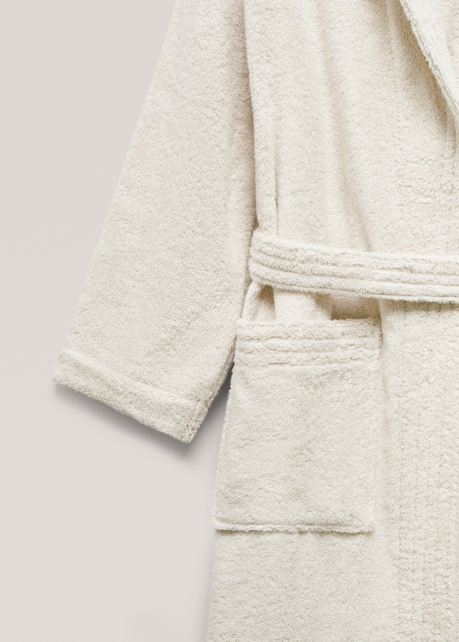 100% cotton bathrobe - Details of the article 1