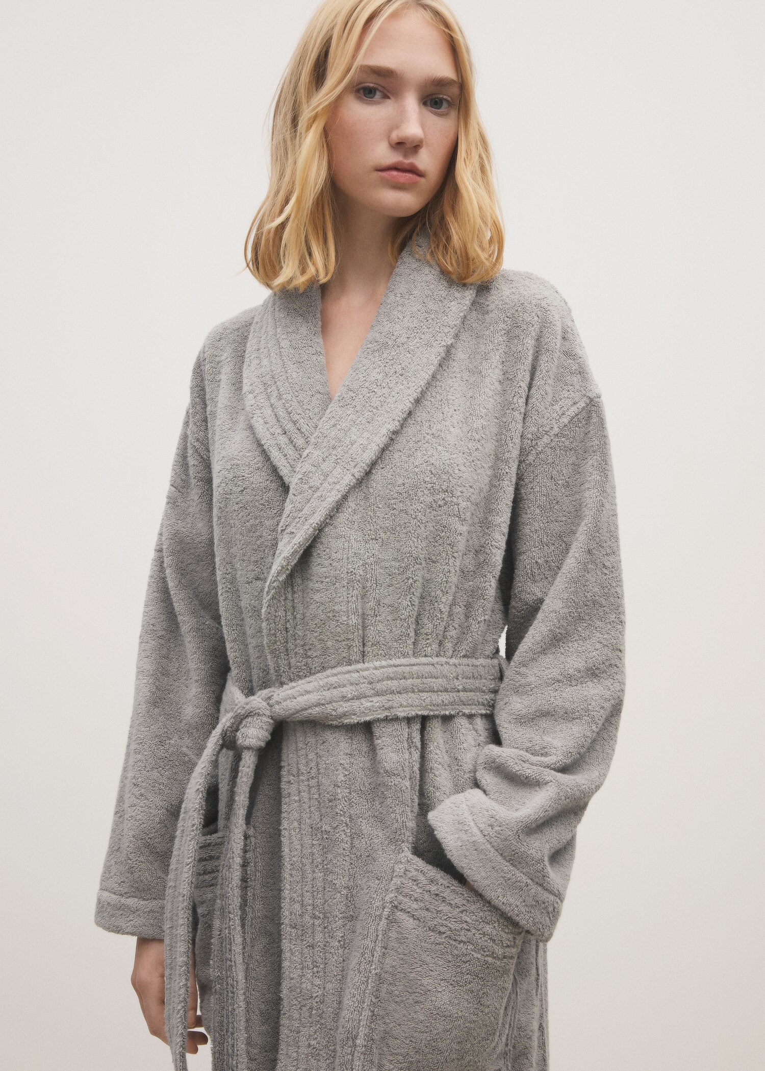 100% cotton bathrobe - Details of the article 6
