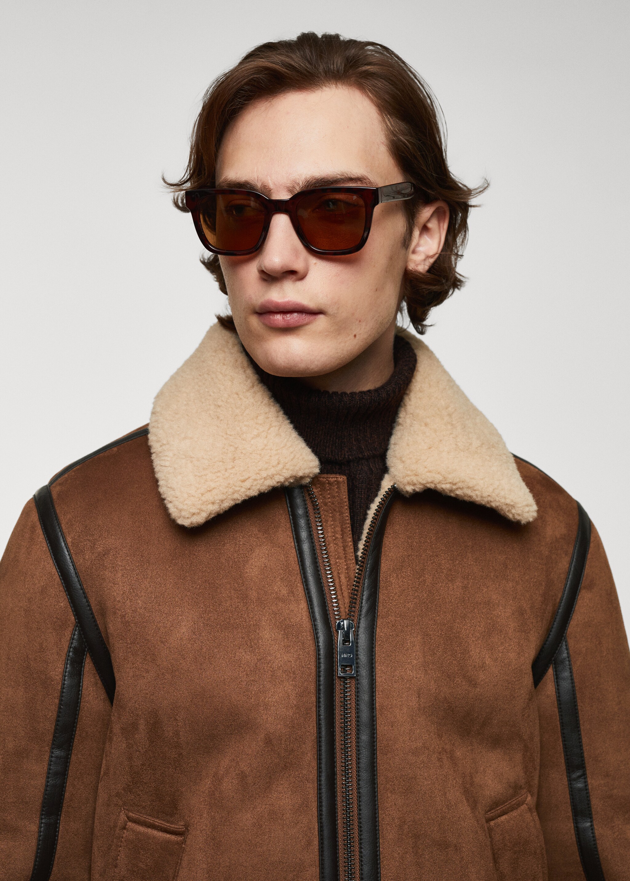 Shearling-lined jacket - Details of the article 1