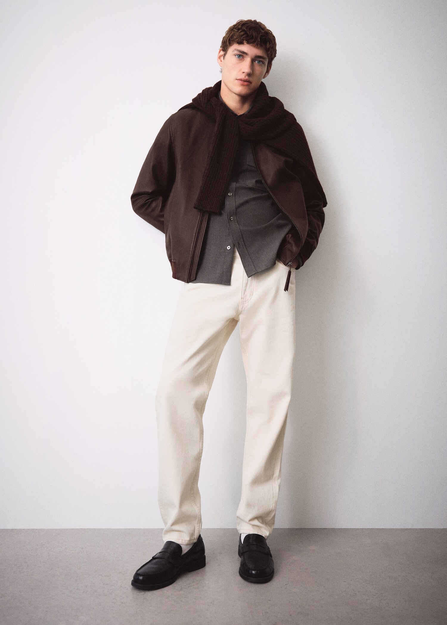 Blouson 100 % cuir nappa - Détail de l'article 7