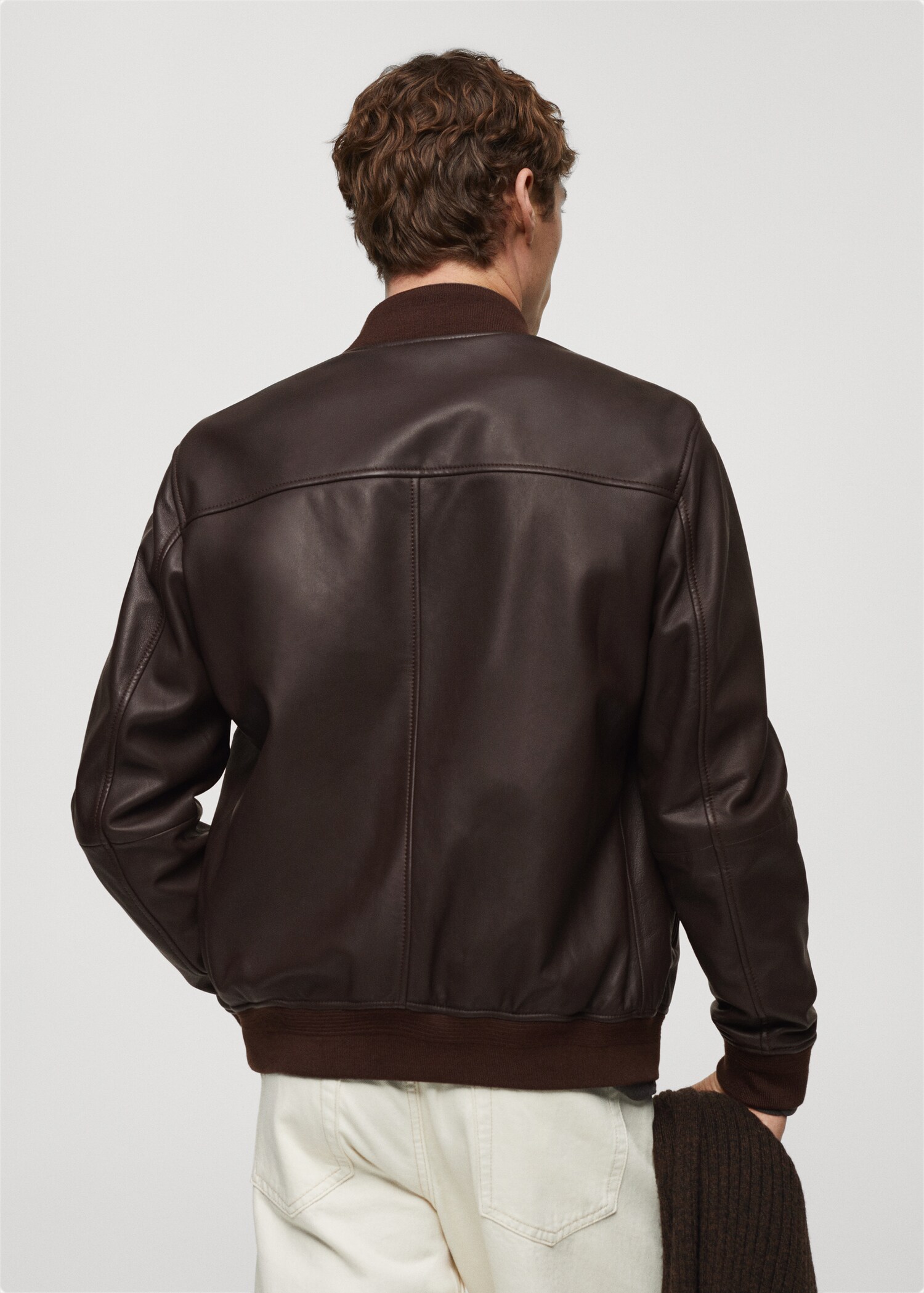 Blouson 100 % cuir nappa - Verso de l’article