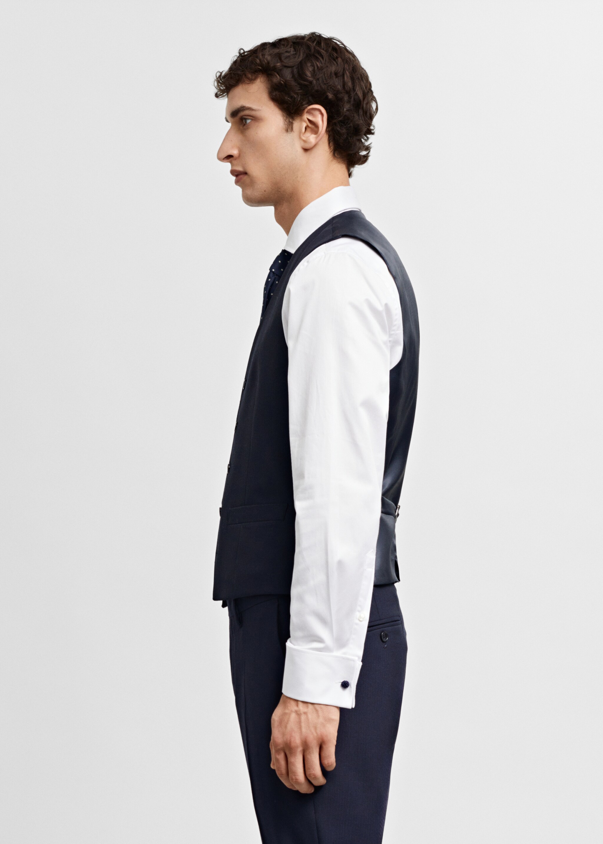 Костюмный жилет slim fit - Деталь изделия 2