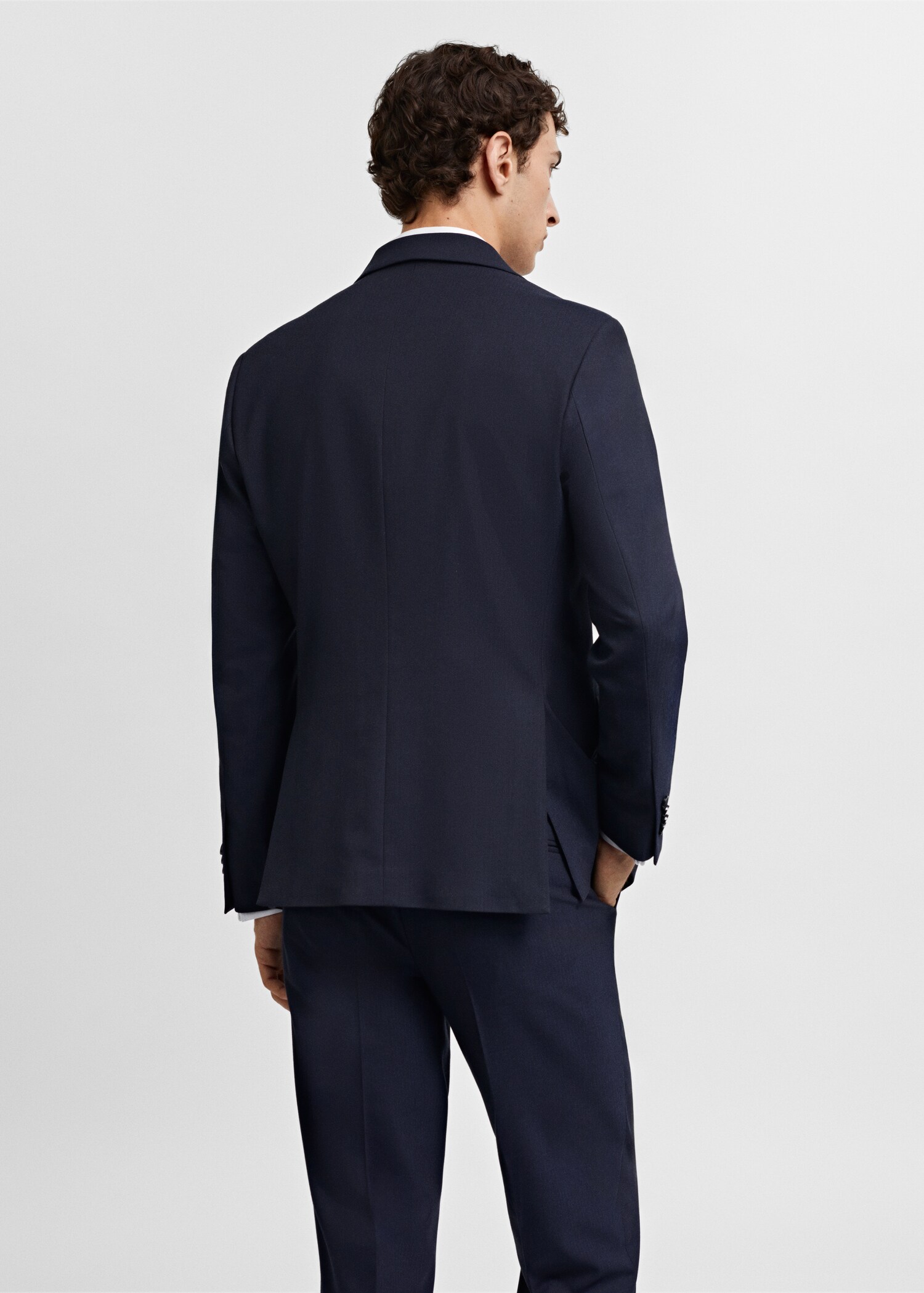 Veste costume slim-fit tissu comfort stretch - Verso de l’article