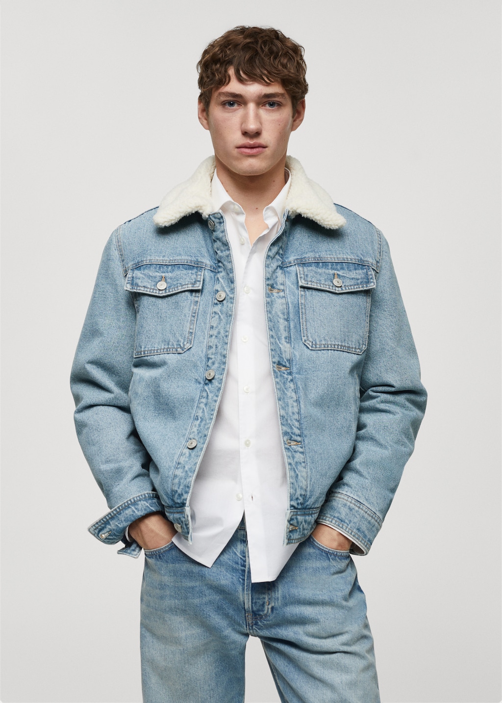 Mango jeans jacket best sale