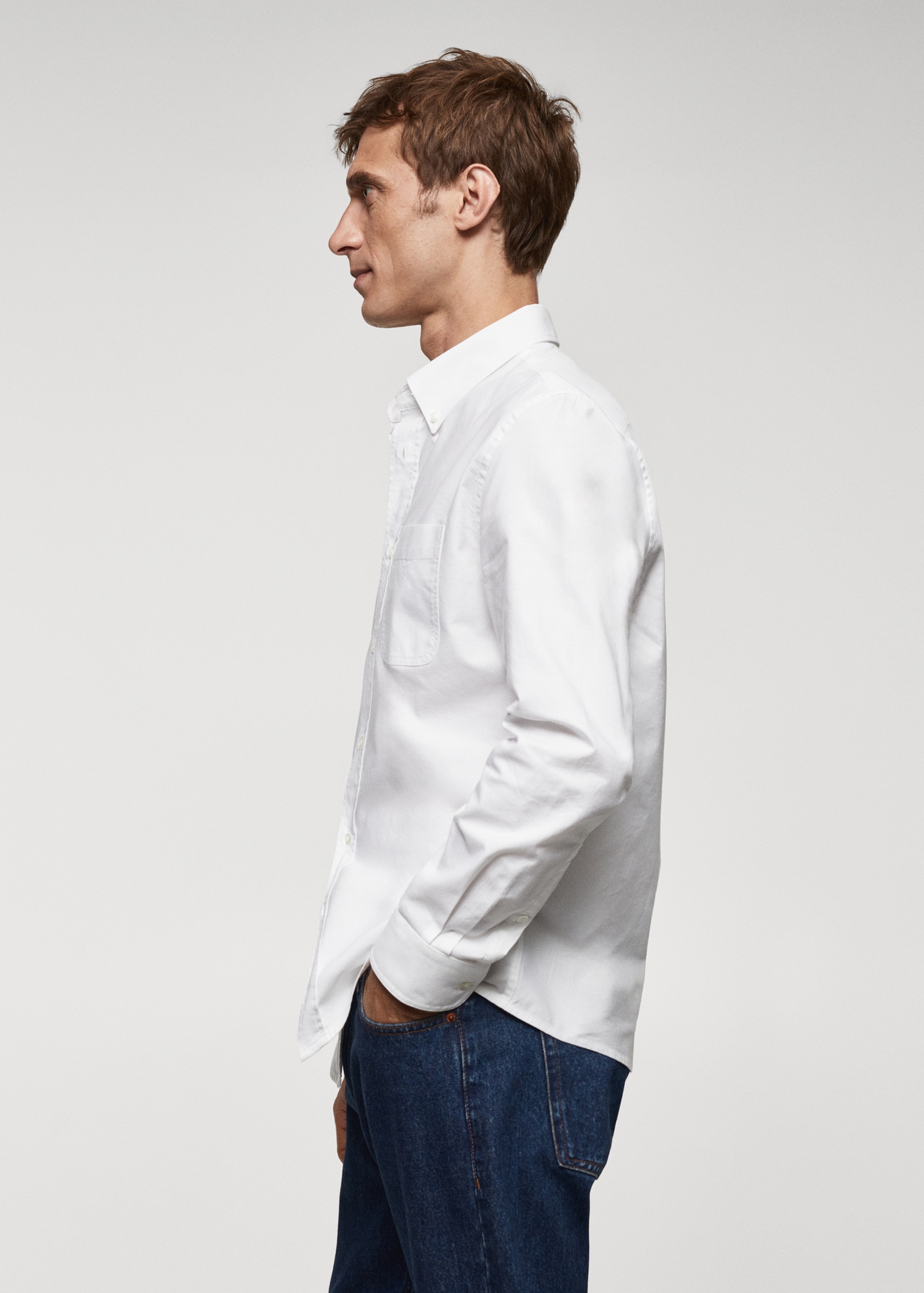 Camisa regular fit Oxford algodón - Detalle del artículo 2