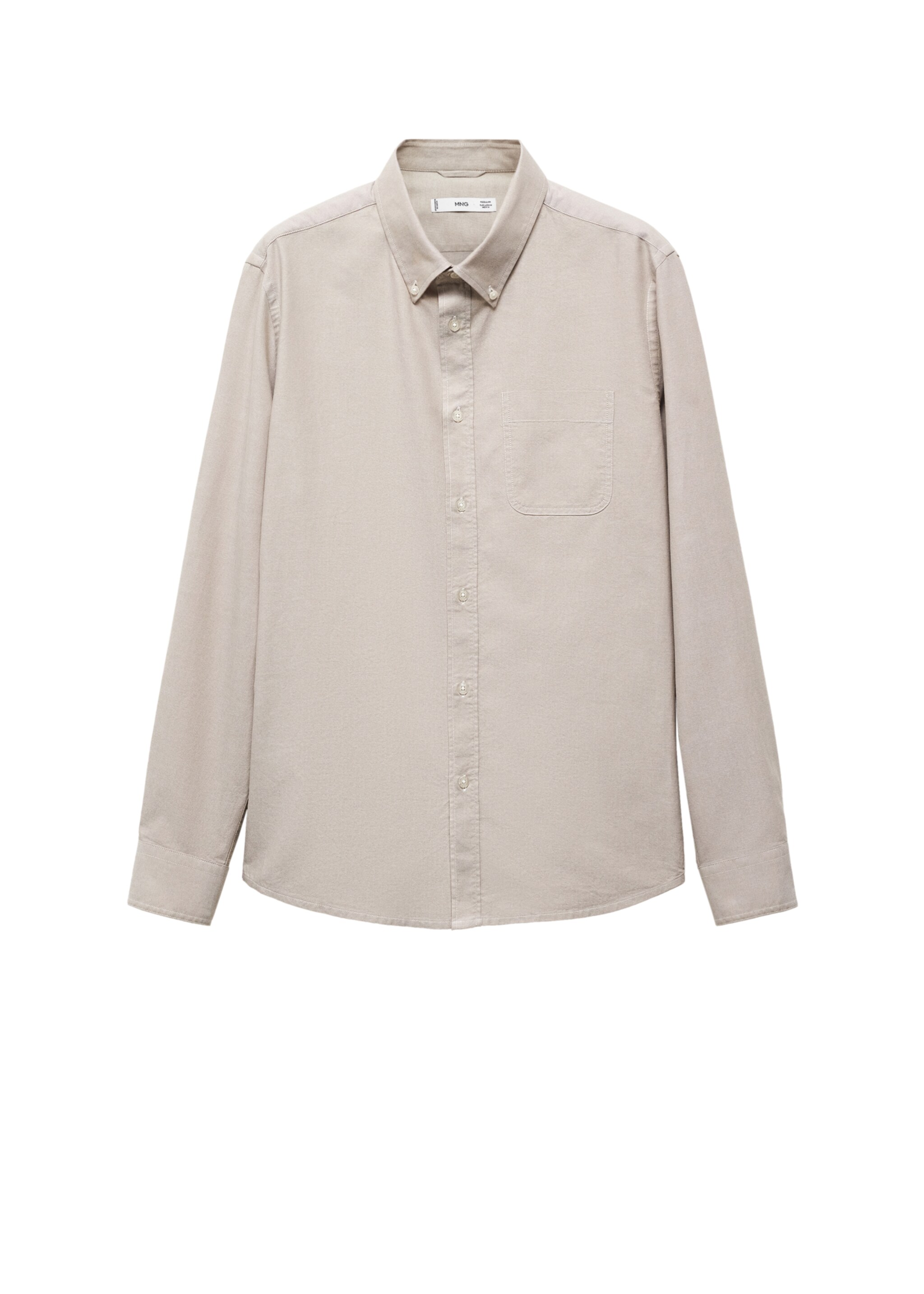 Regular fit Oxford cotton shirt - Details of the article 9