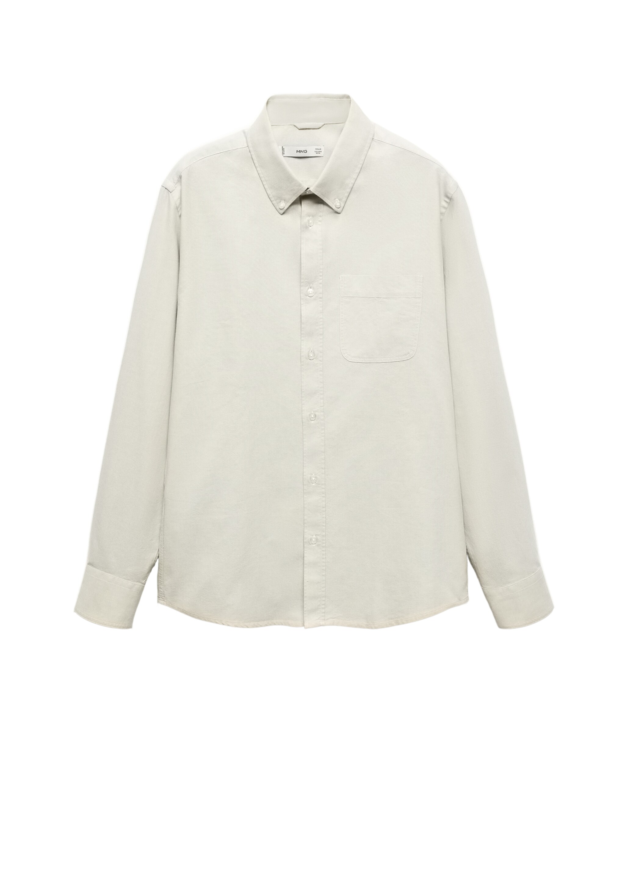 Regular fit Oxford cotton shirt - Details of the article 9
