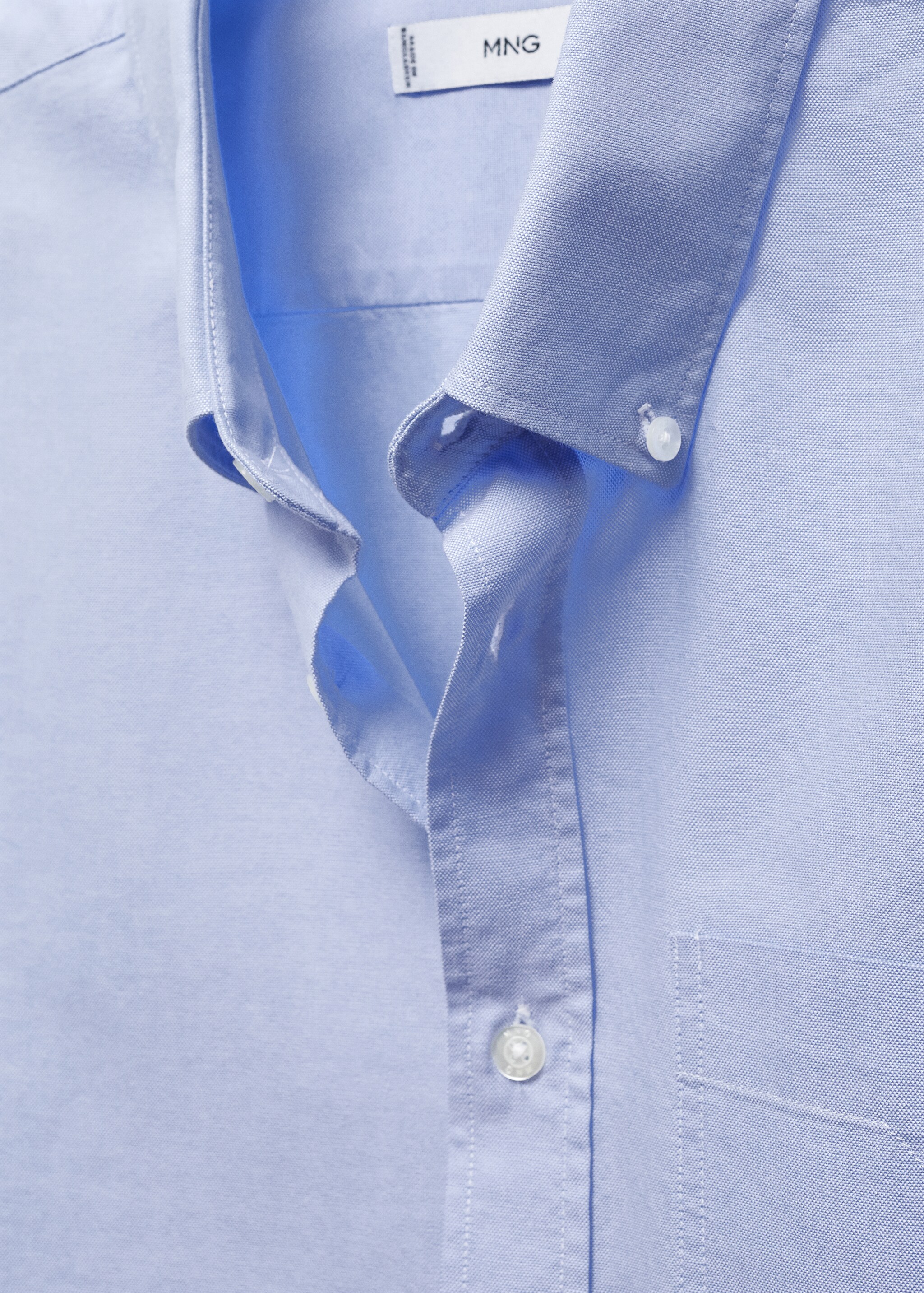 Regular fit Oxford cotton shirt - Details of the article 8
