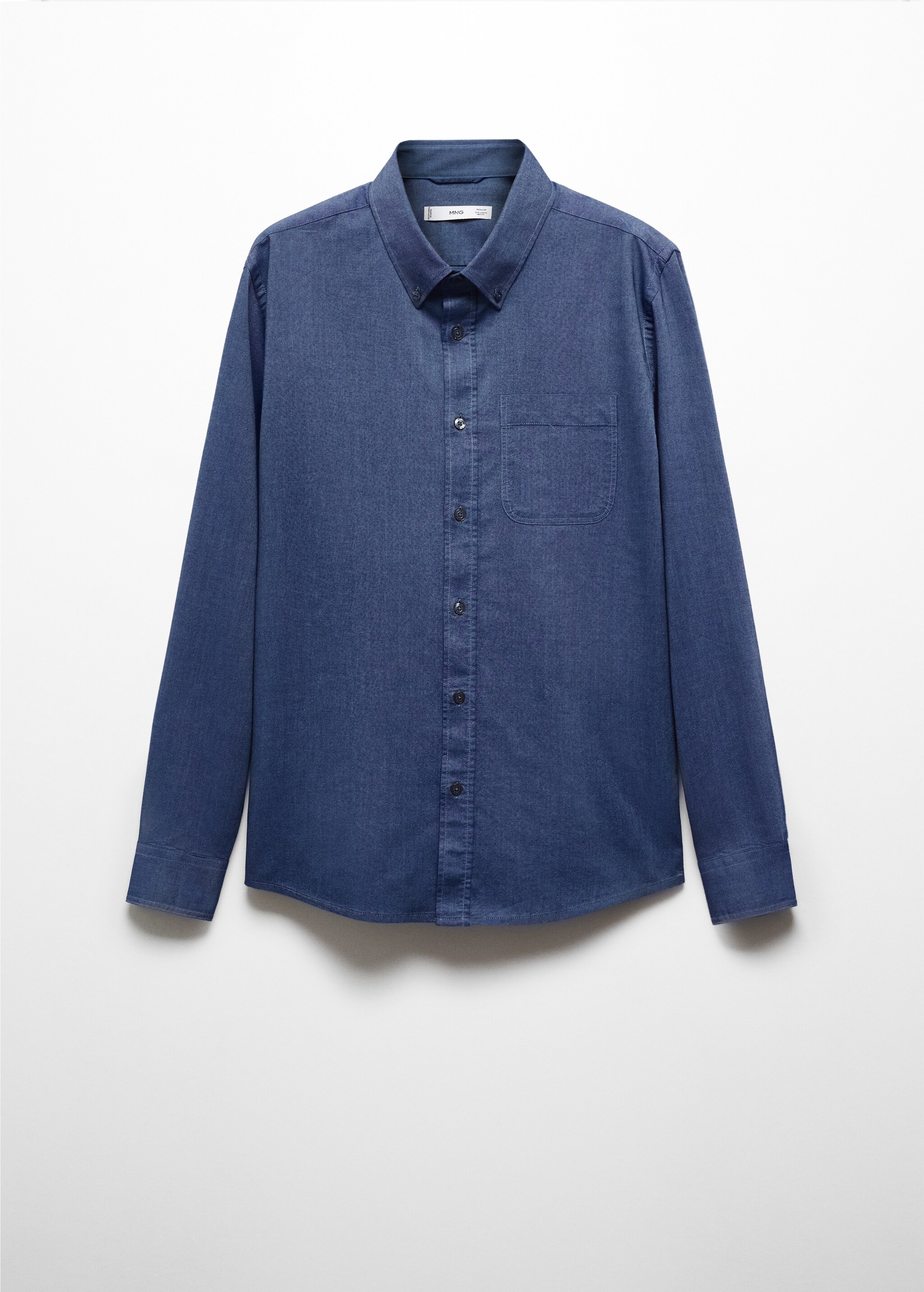 Camisa Oxford regular fit de algodão - Artigo sem modelo