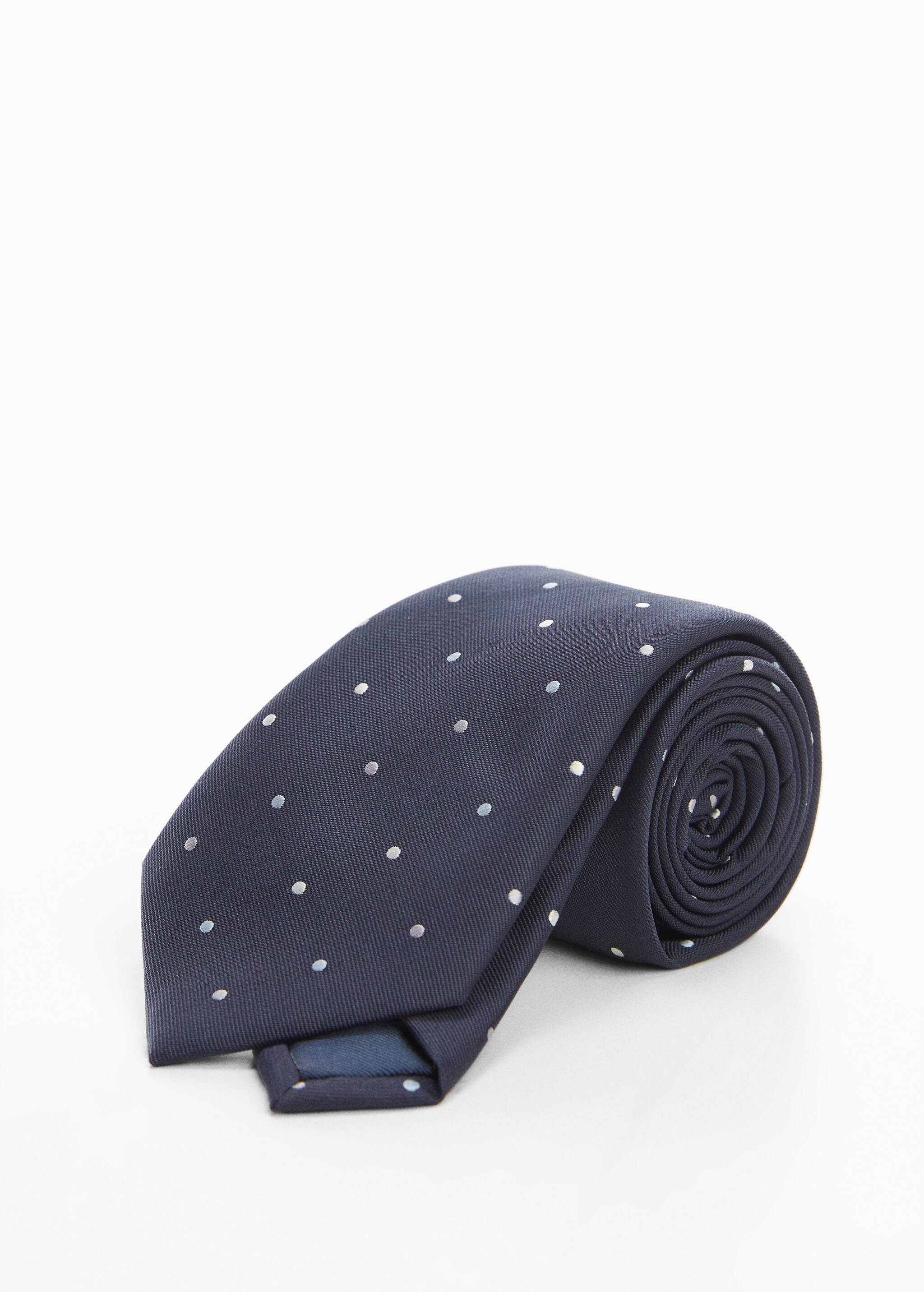 Polka-dot patterned tie - Medium plane