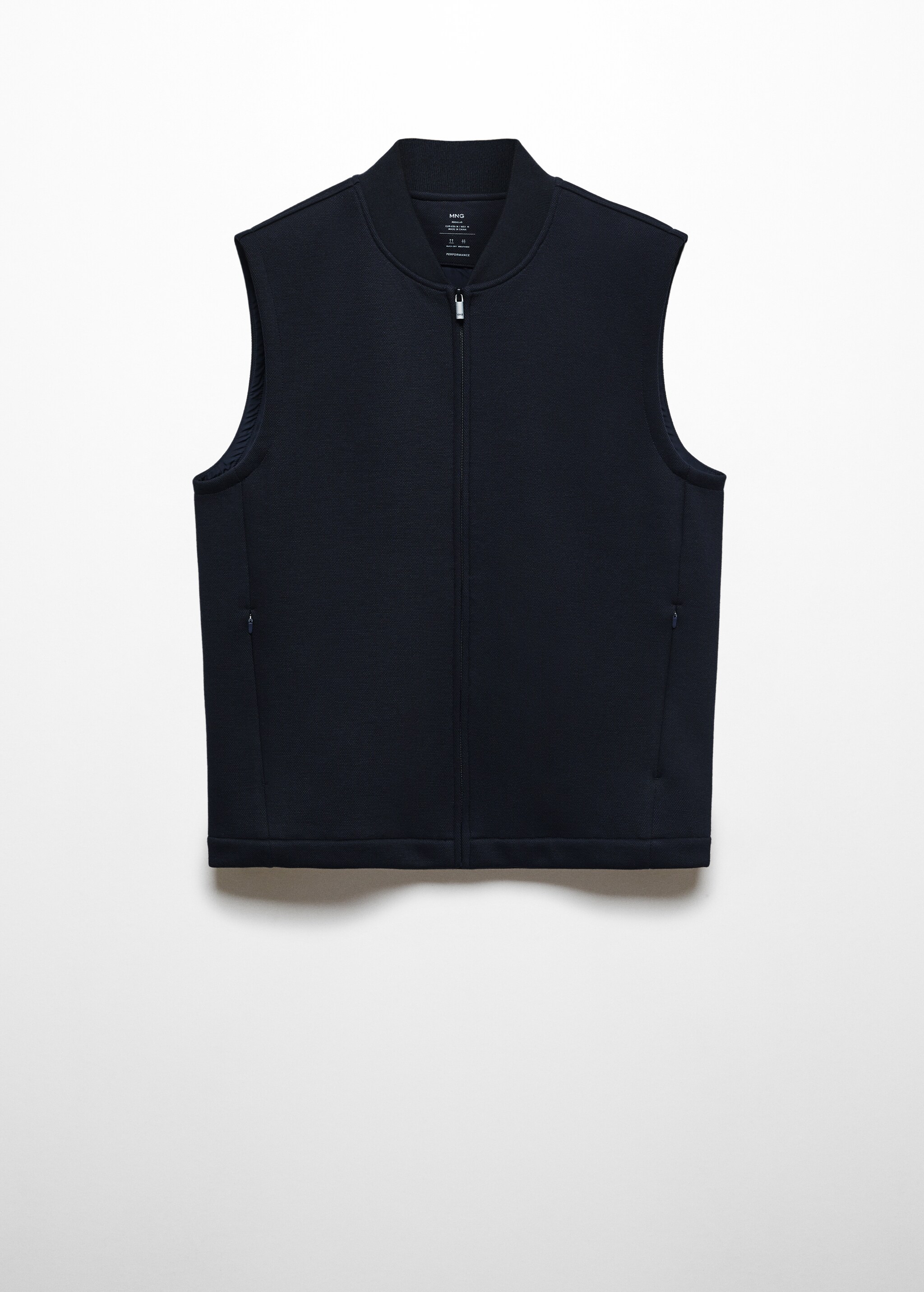 Breathable structured gilet - Article without model