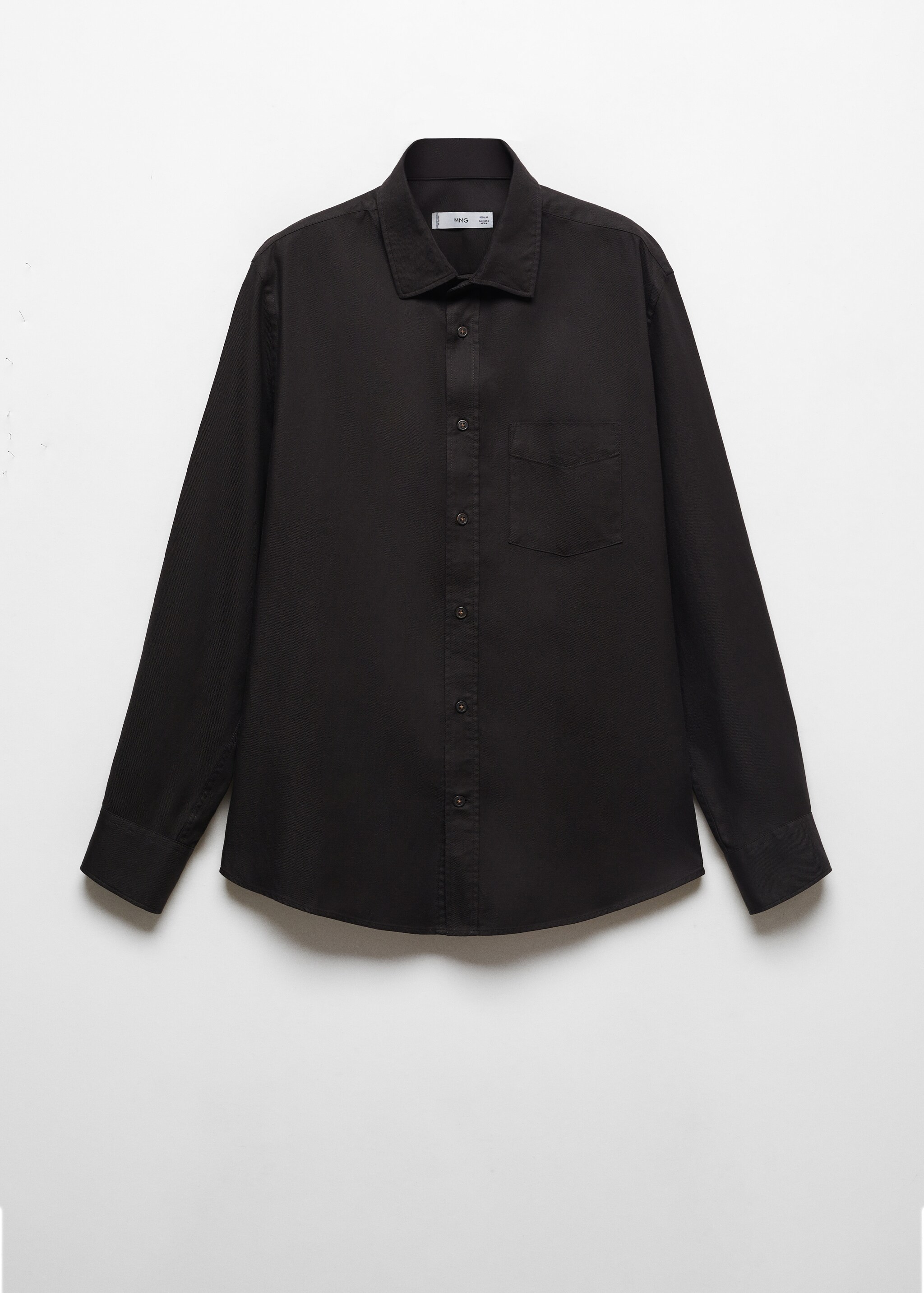 Brushed cotton twill shirt - Article without model