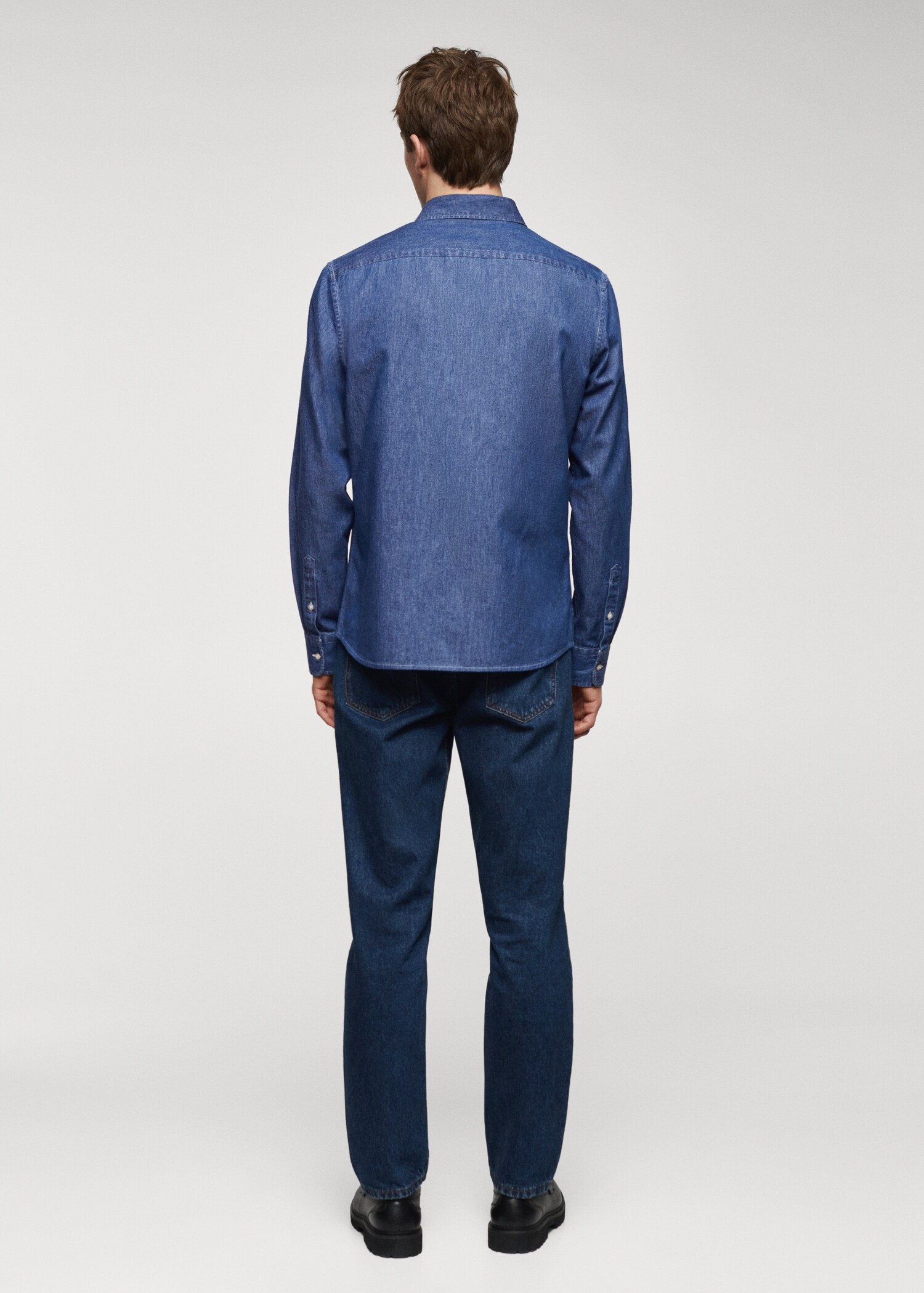 Surchemise denim poches - Verso de l’article