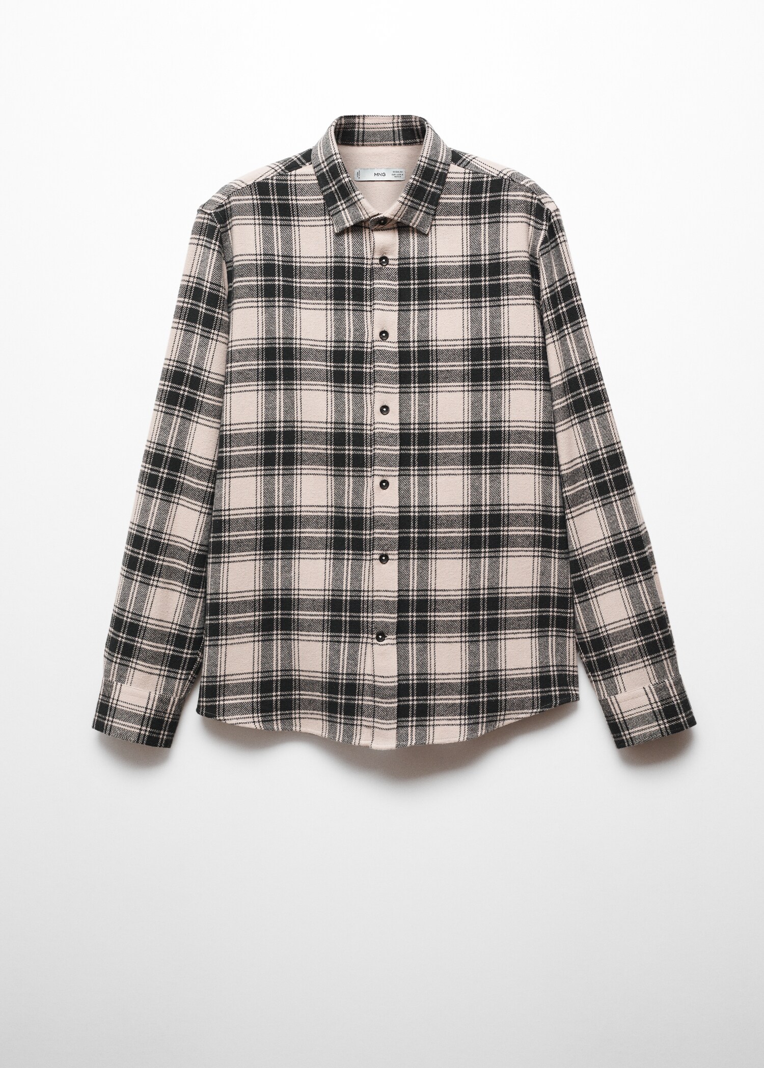 Flanelowa koszula regular fit w kratę - Artykuł bez modela/modelki