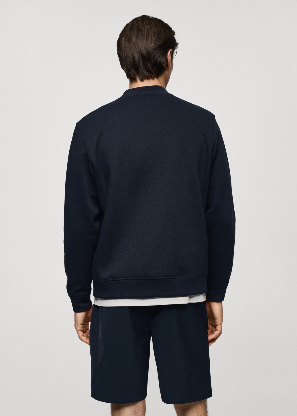 Breathable structured bomber jacket - Men | MANGO China Breathable structured bomber jacket - Men | MANGO China