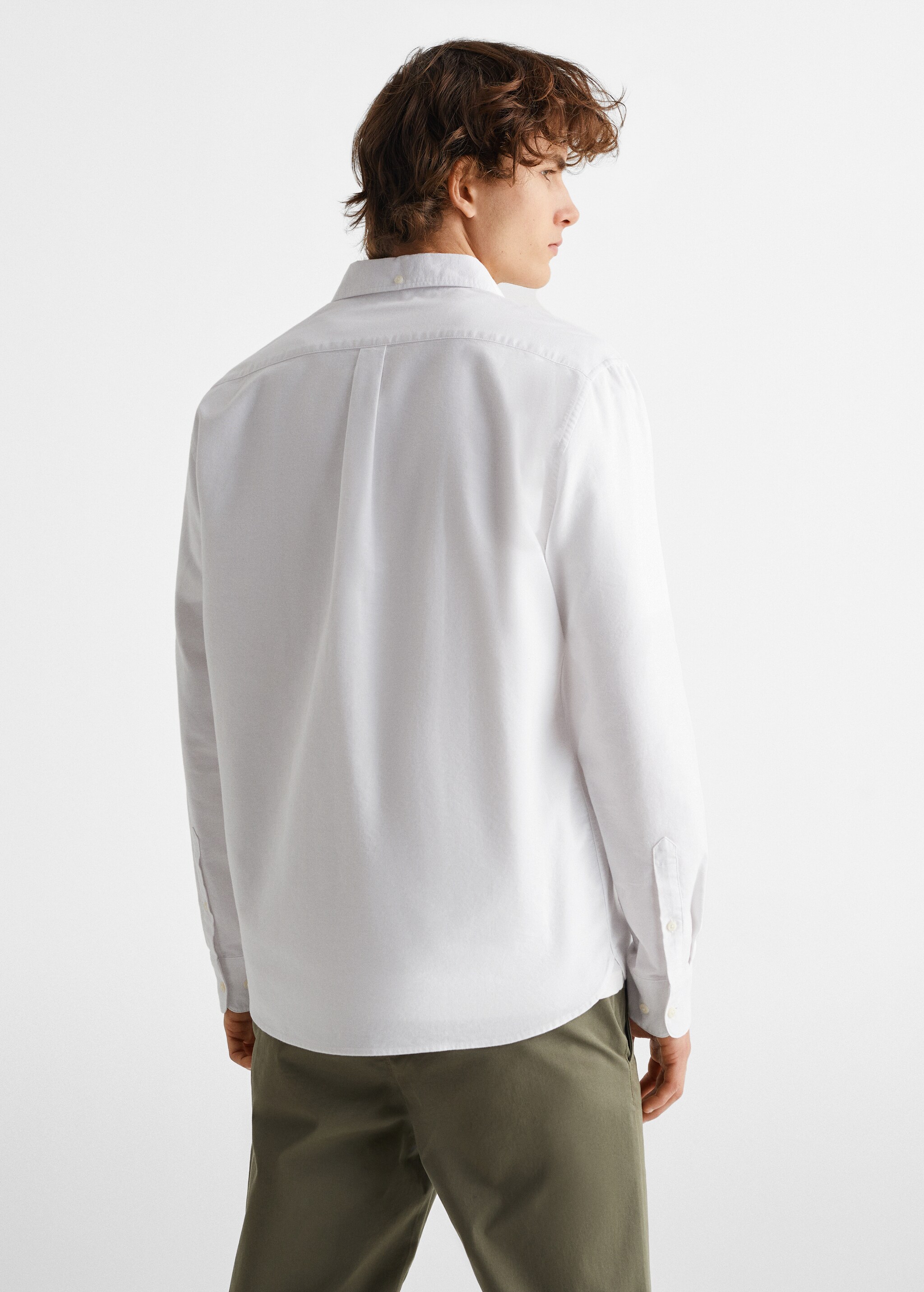 Unisex Oxford Shirt - Reverse of the article