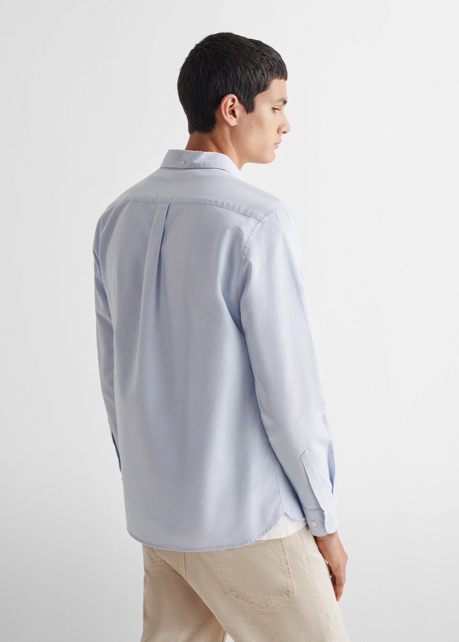 Chemise oxford unisexe - Verso de l’article