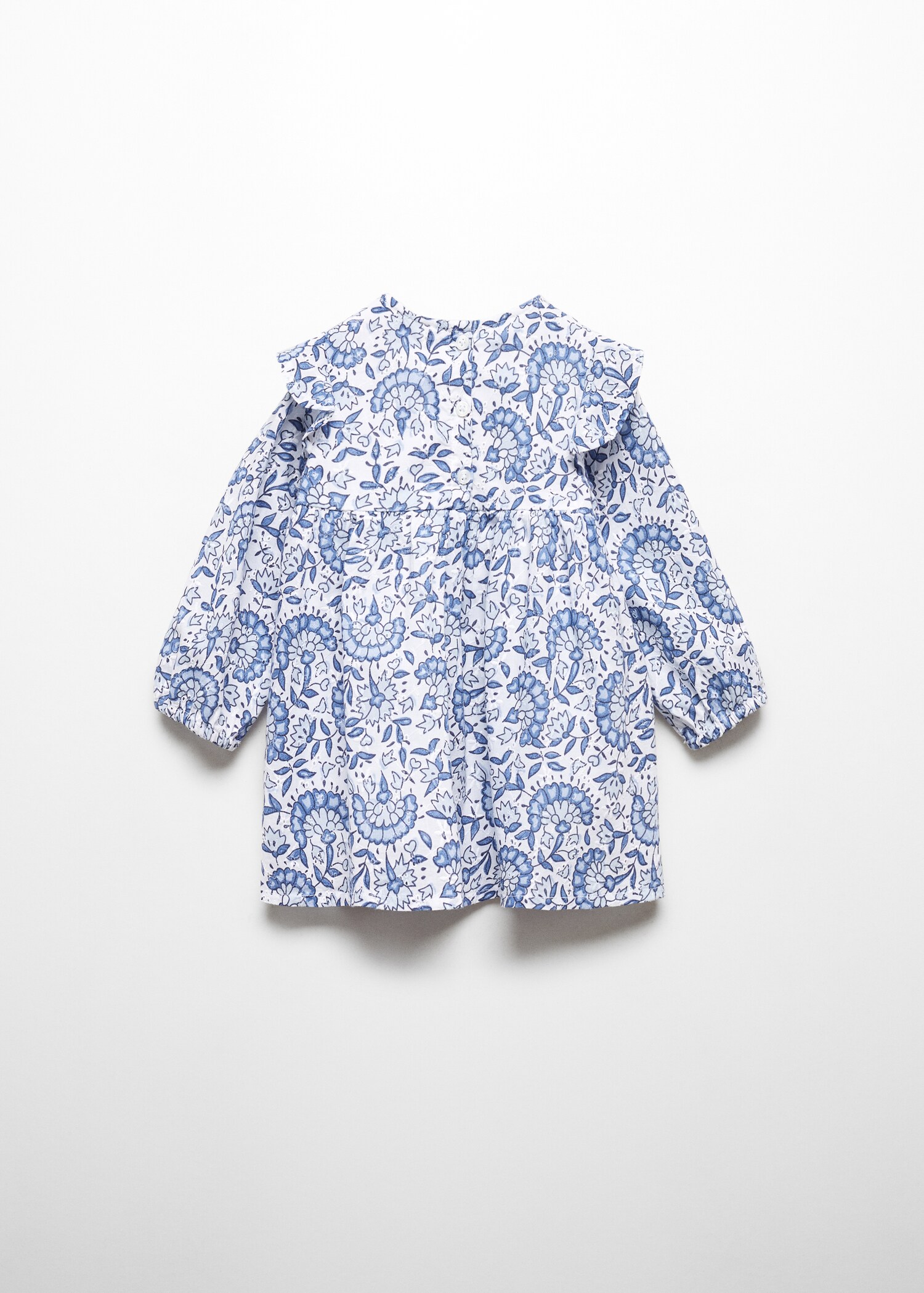 Vestido algodão estampado - Verso do artigo