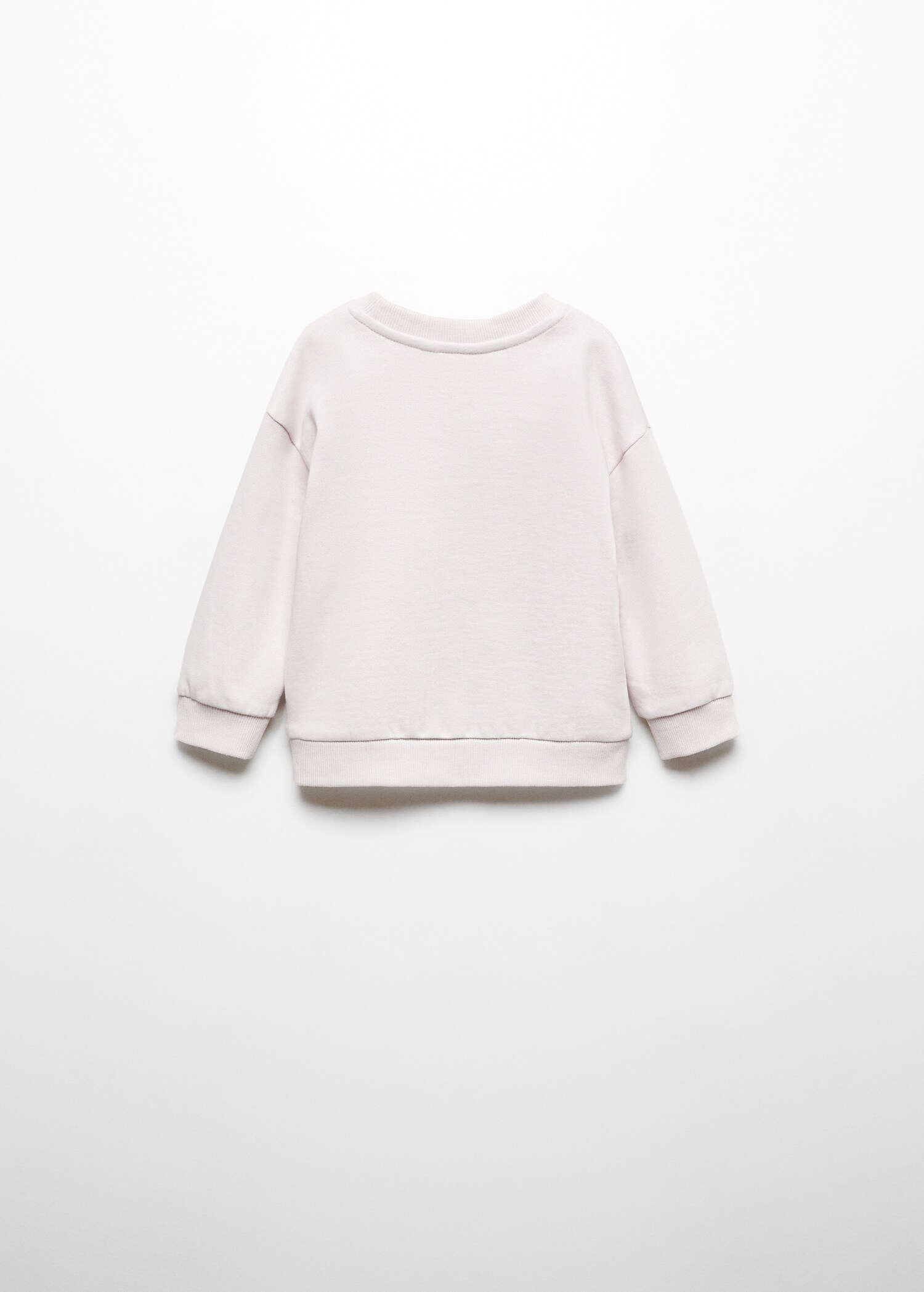 Sweat-shirt message brodé - Verso de l’article