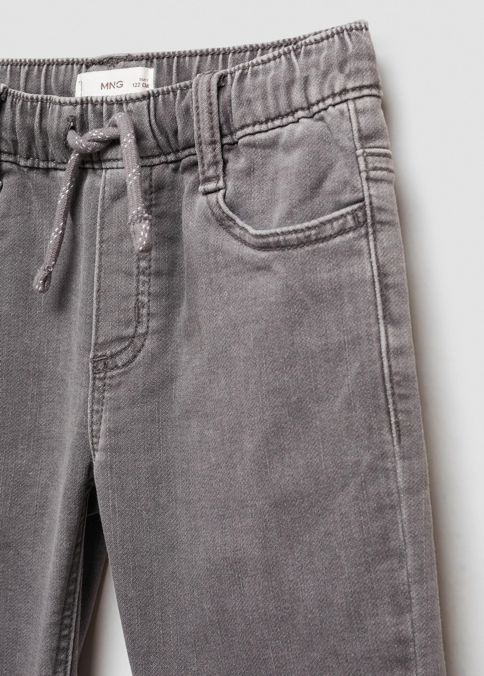 Drawstring waist jeans - Details of the article 8