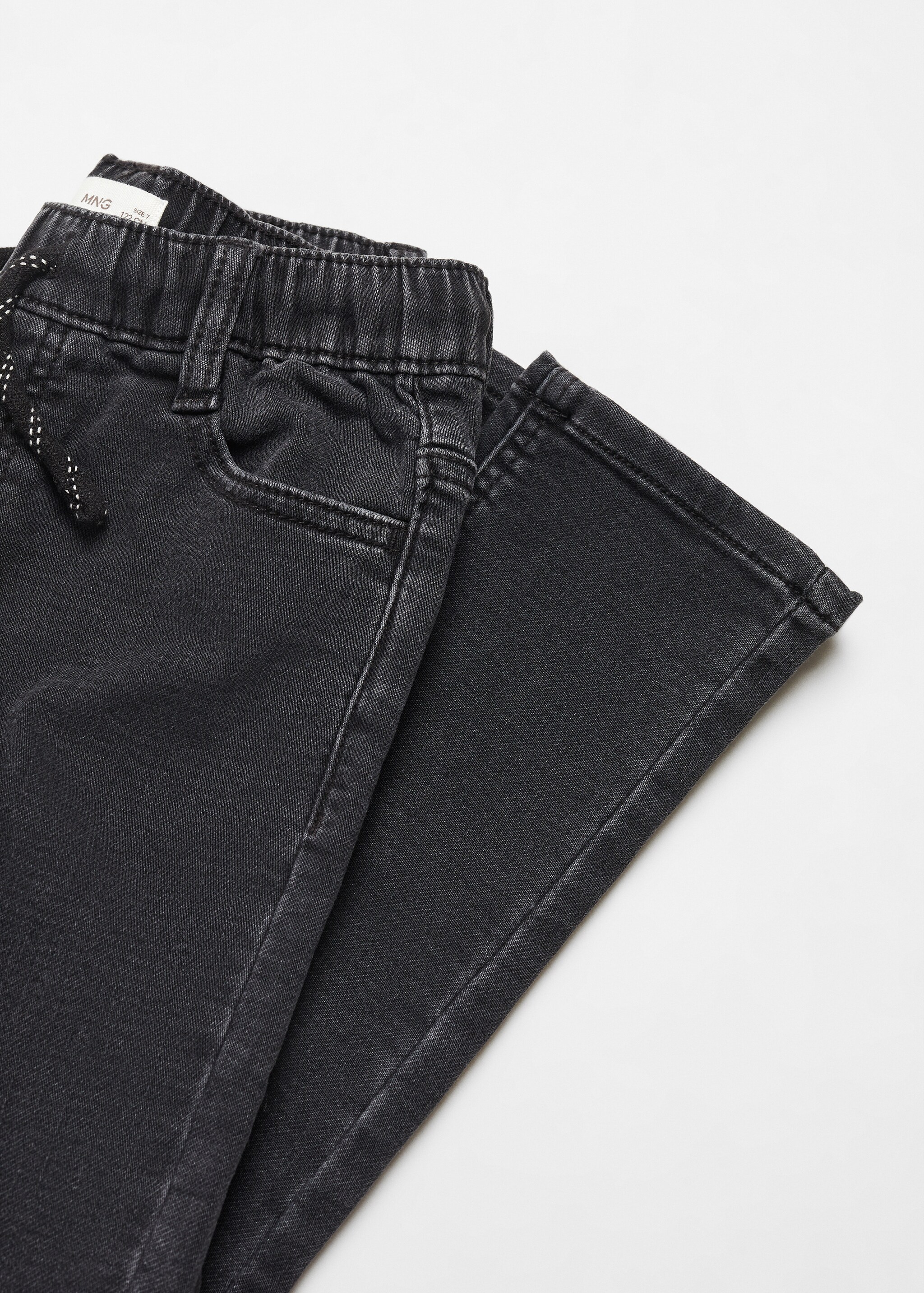 Drawstring waist jeans - Details of the article 8