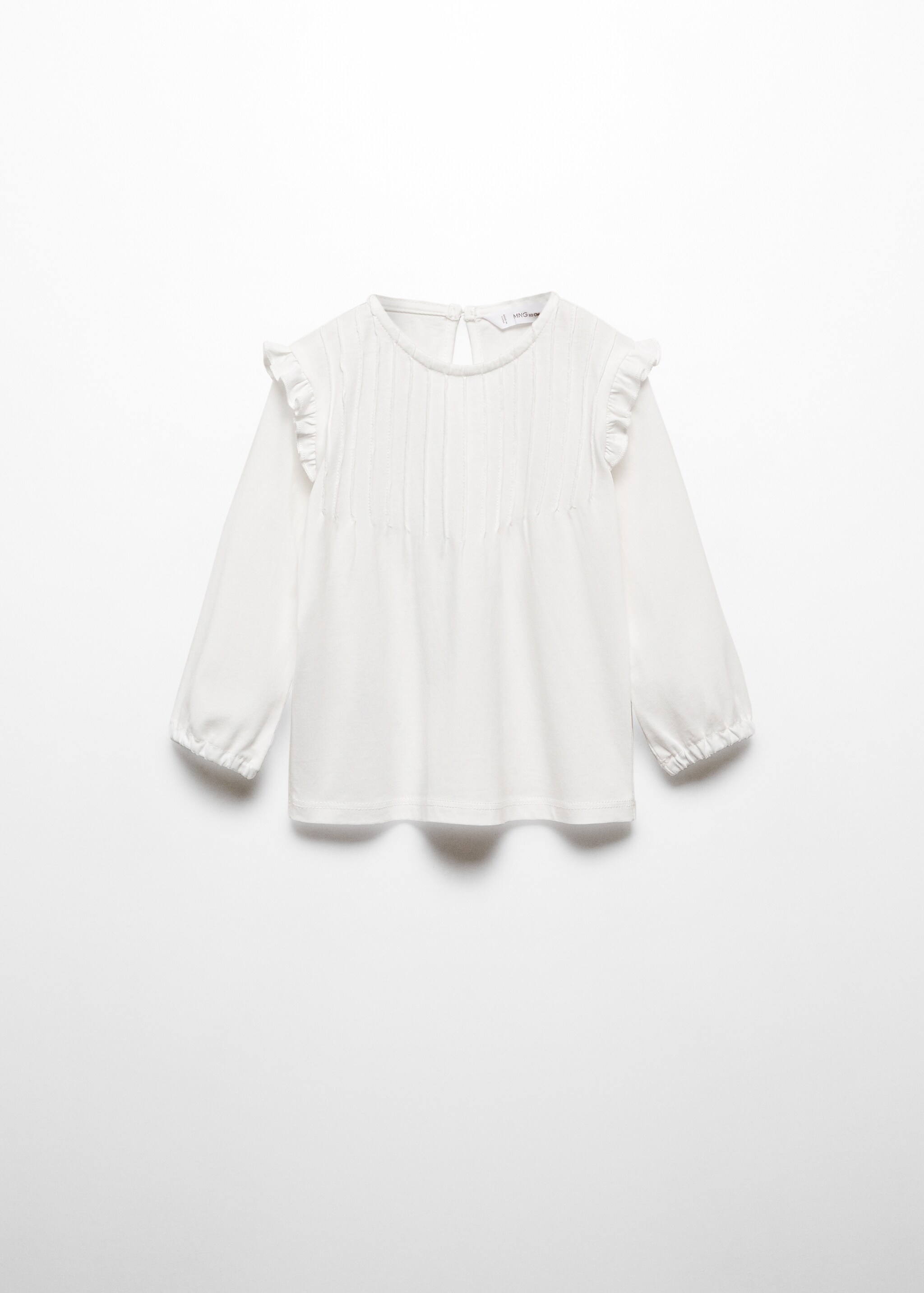 Long -sleeved t-shirt with ruffles - Article without model
