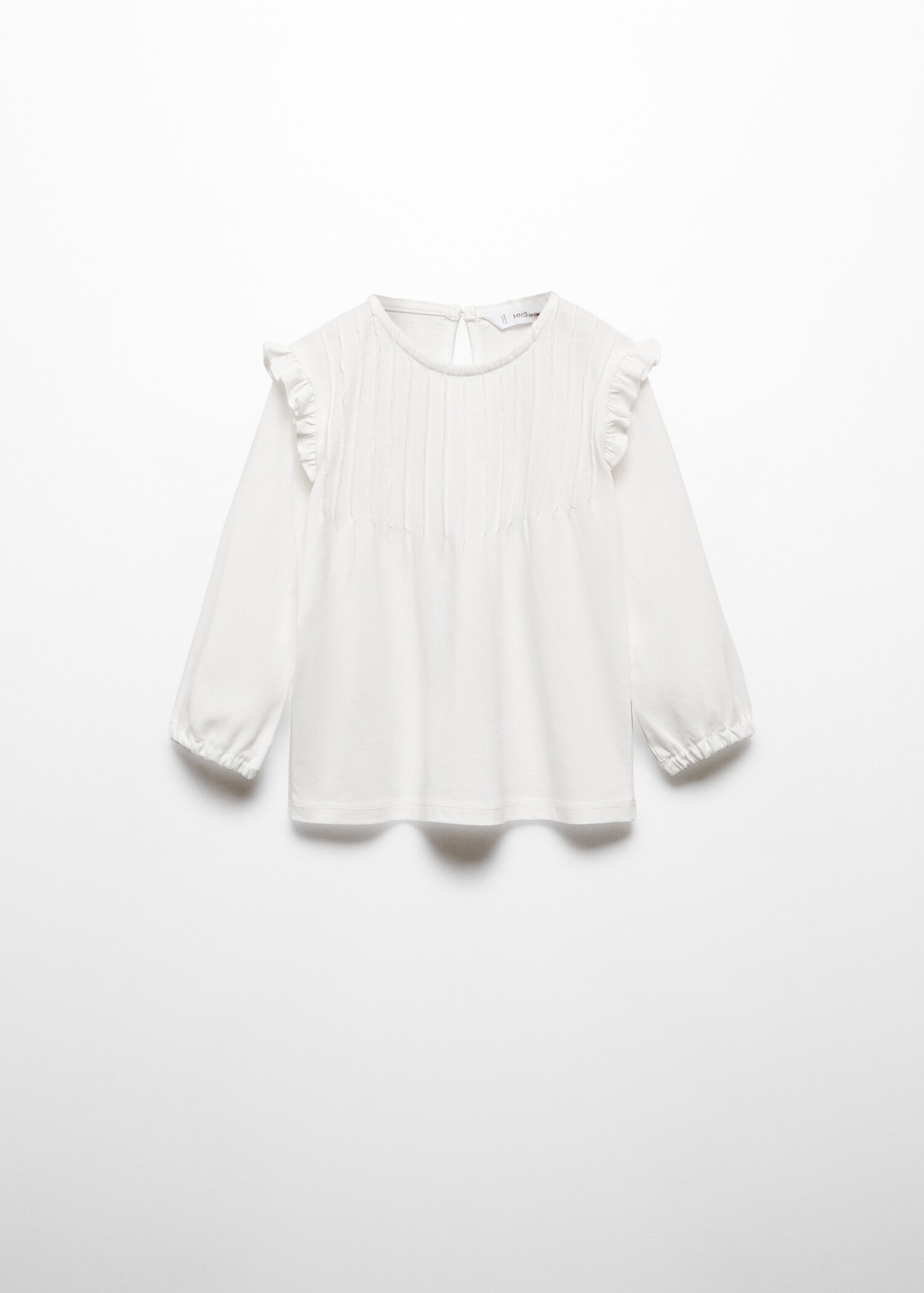 Long -sleeved t-shirt with ruffles - Article without model