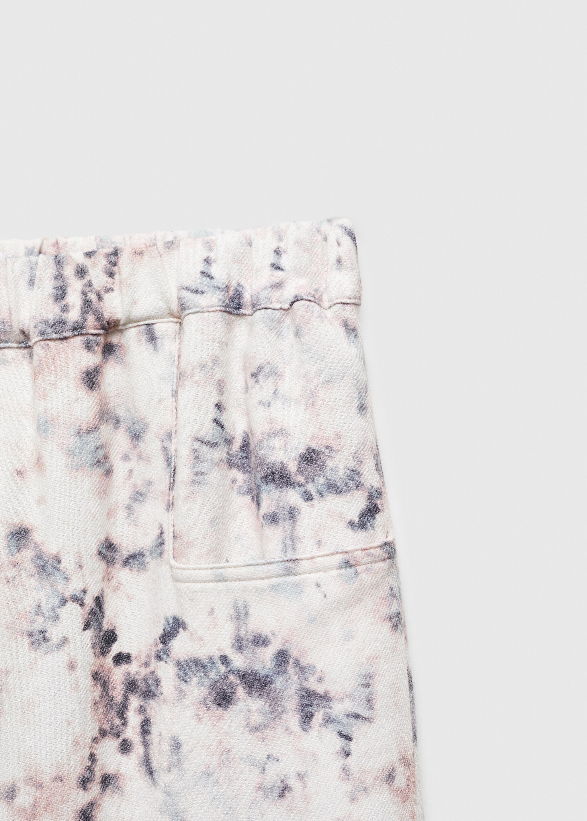 Printed cotton trousers - Details of the article 8