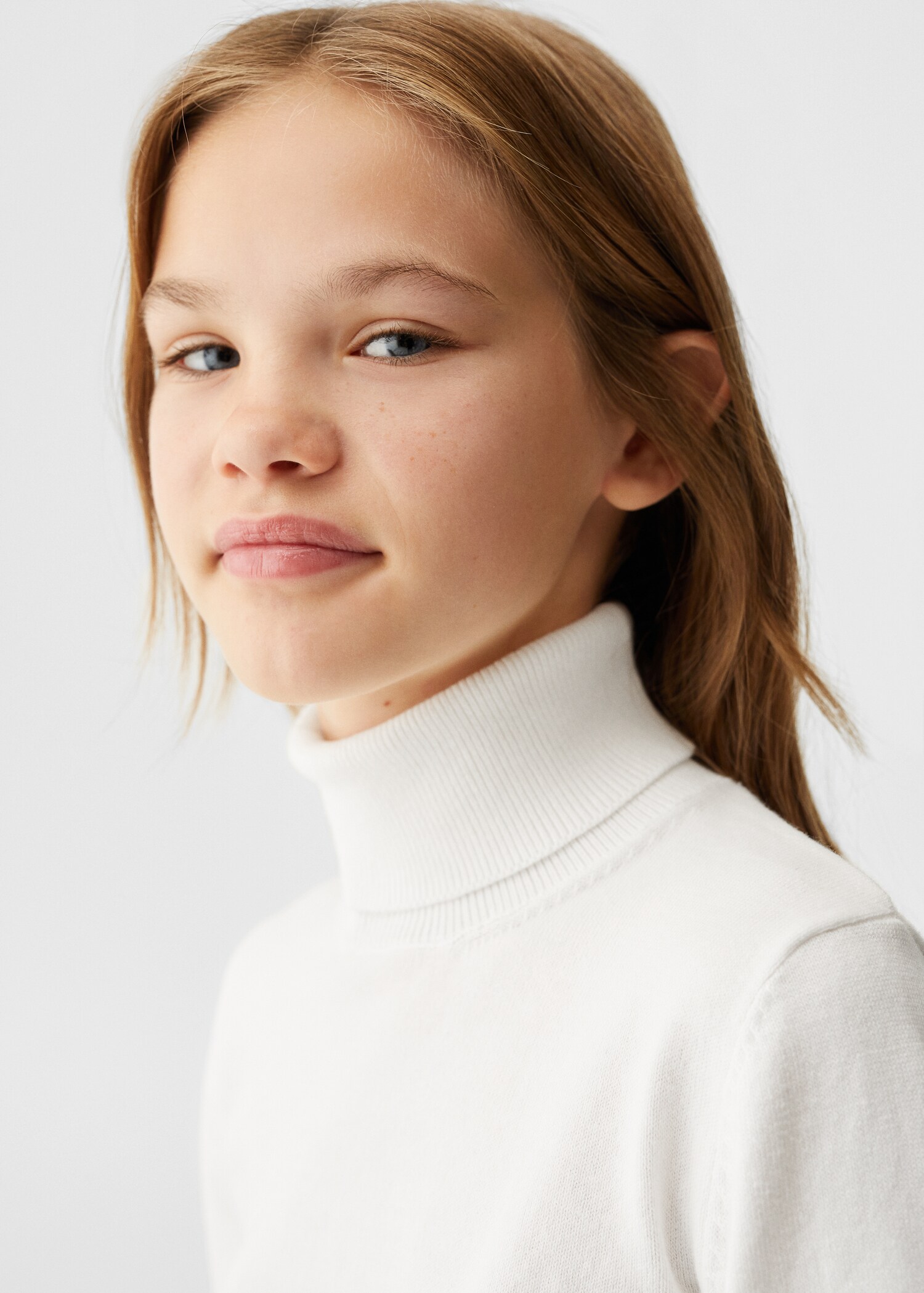 Cable-knit turtleneck sweater - Детальніше про товар 1