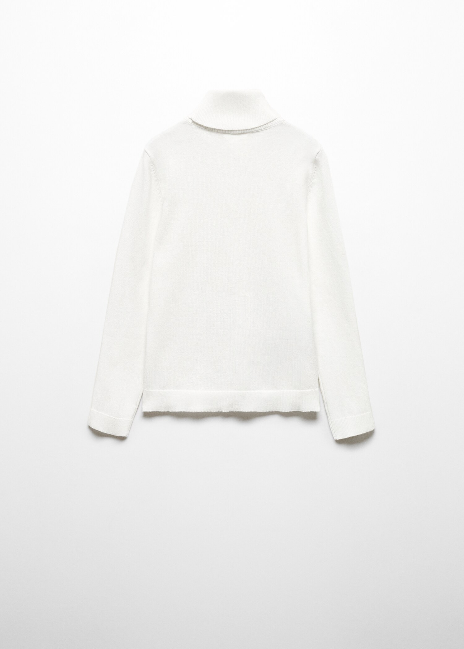 Cable-knit turtleneck sweater - Зворотна сторона товару