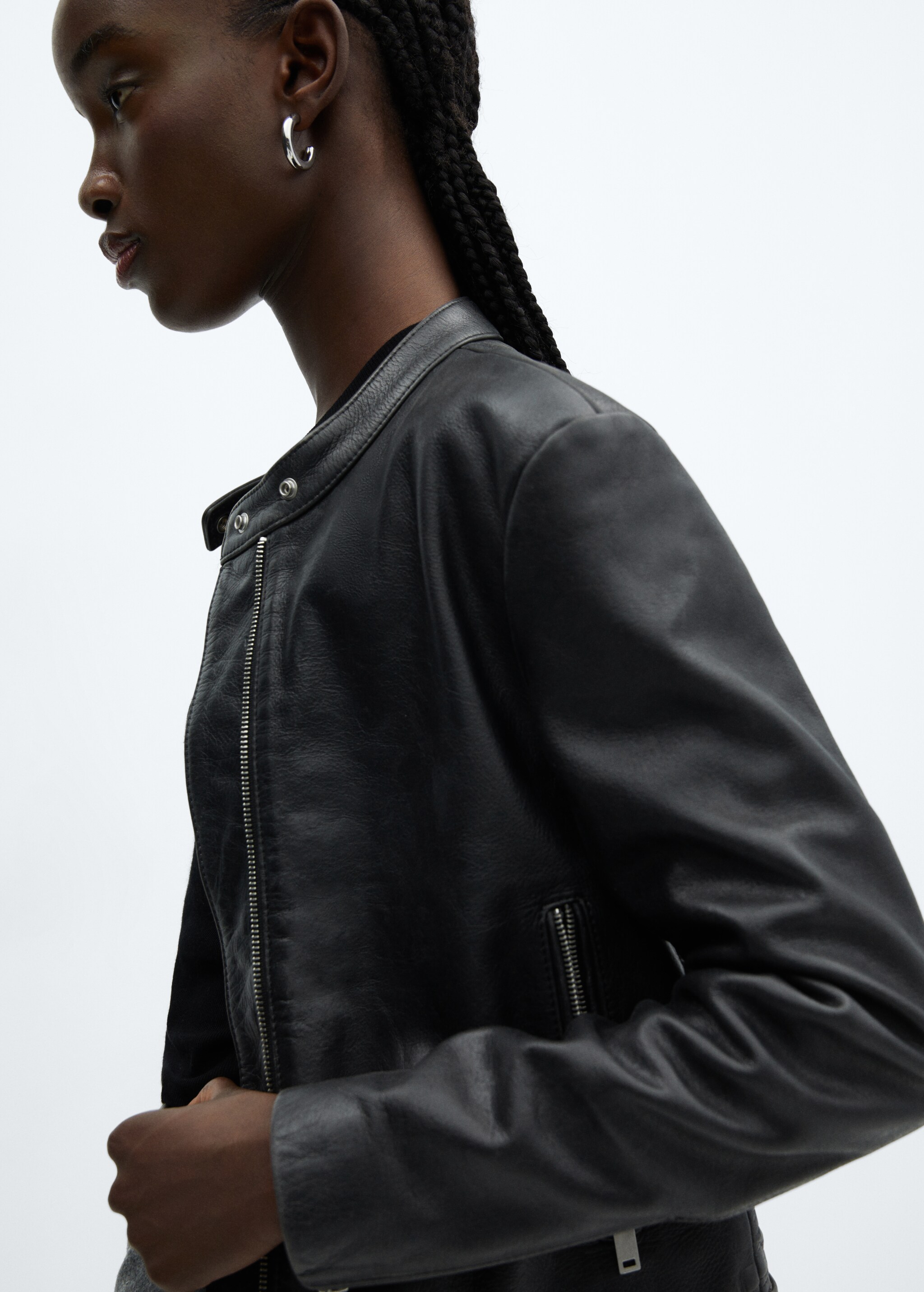 100% leather jacket - Details of the article 2