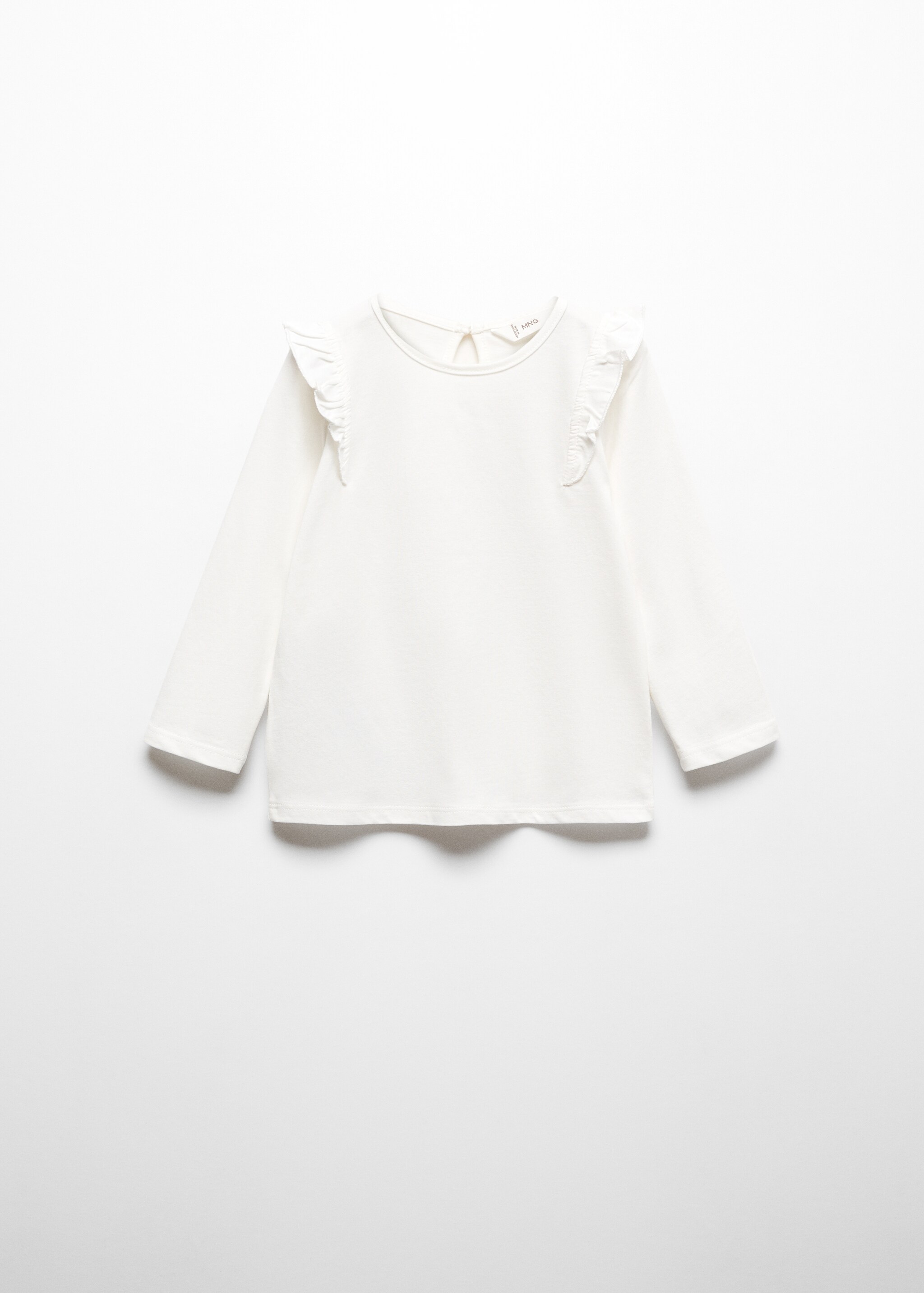Long -sleeved t-shirt with ruffles - Article without model