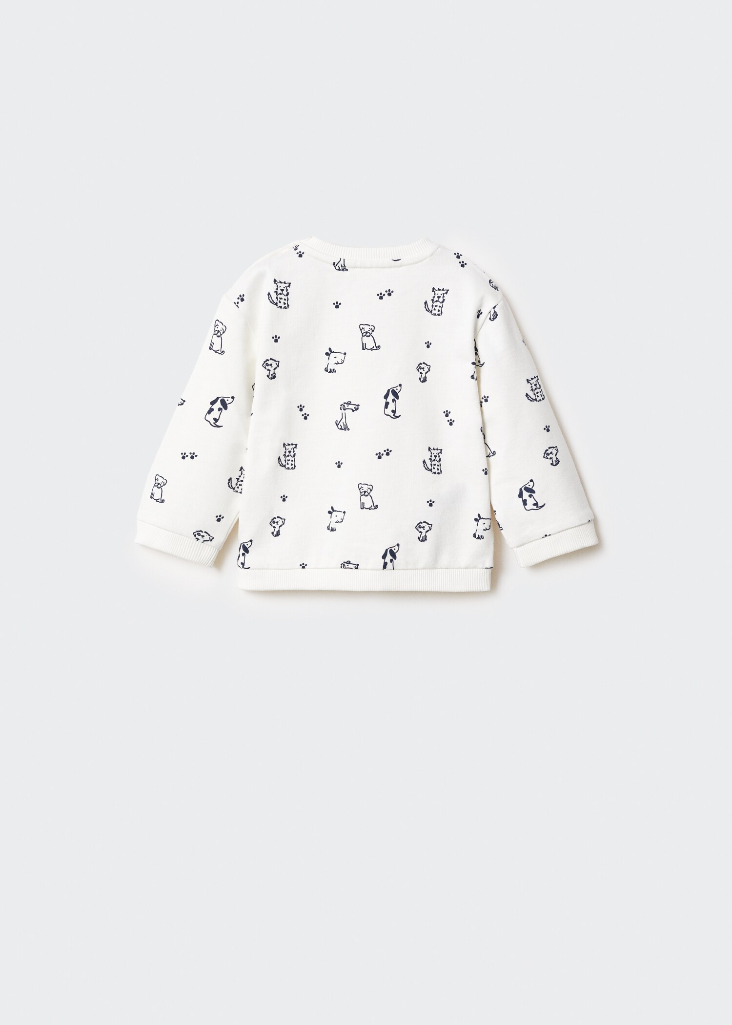 Sudadera algodón estampada - Reverso del artículo