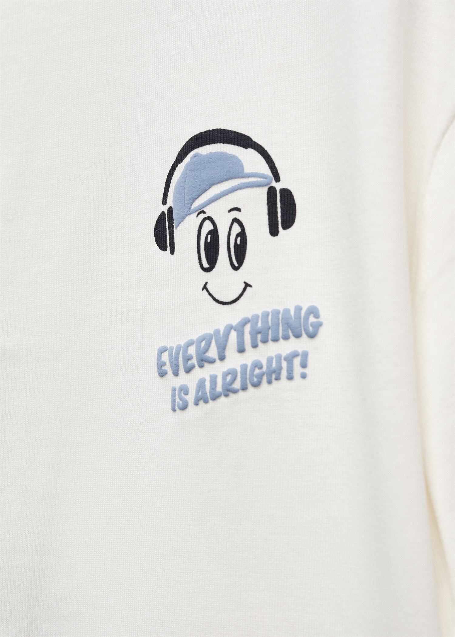 Tricou din bumbac cu mesaj - Detaliu al articolului 8