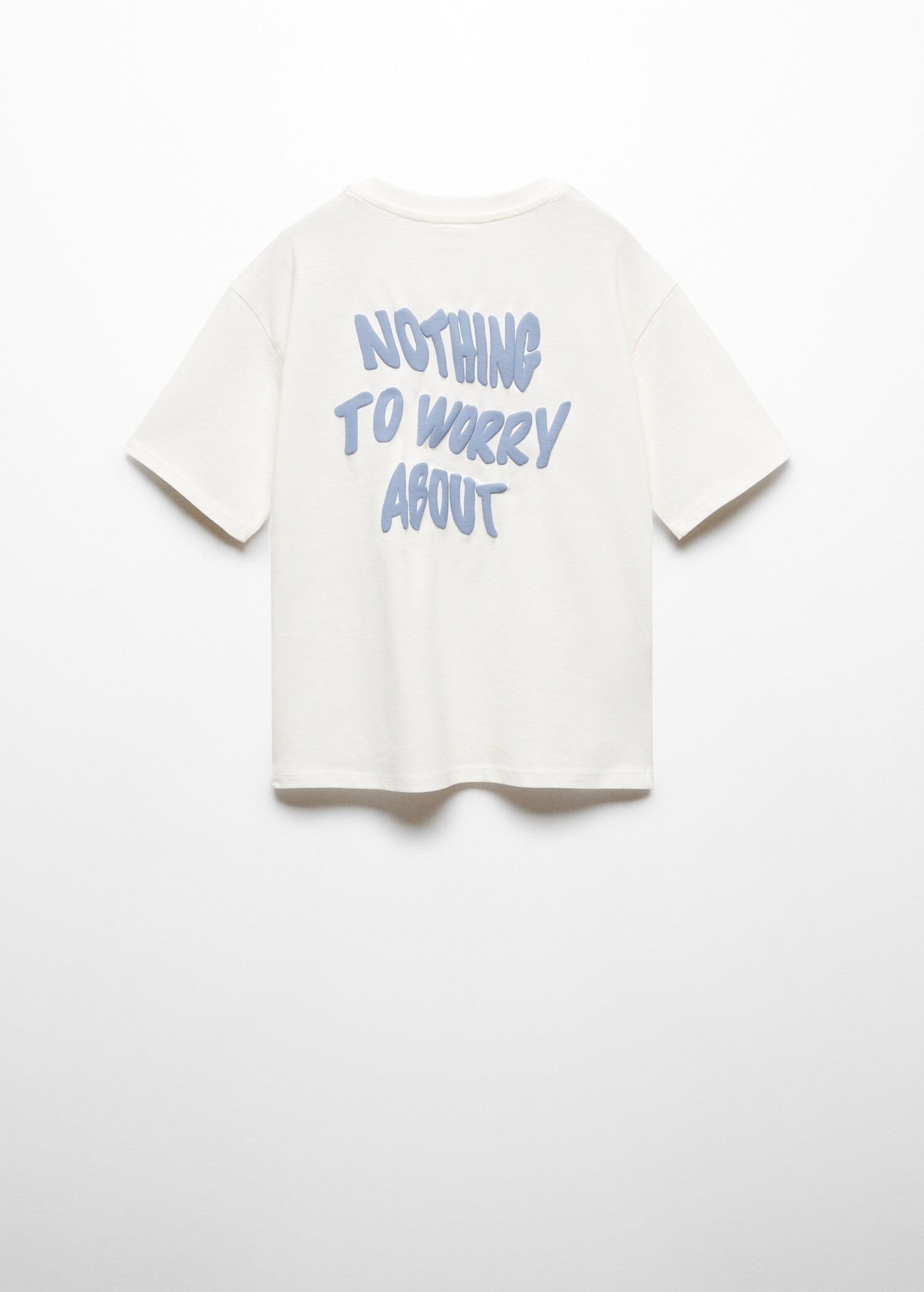 Tricou din bumbac cu mesaj - Spatele articolului