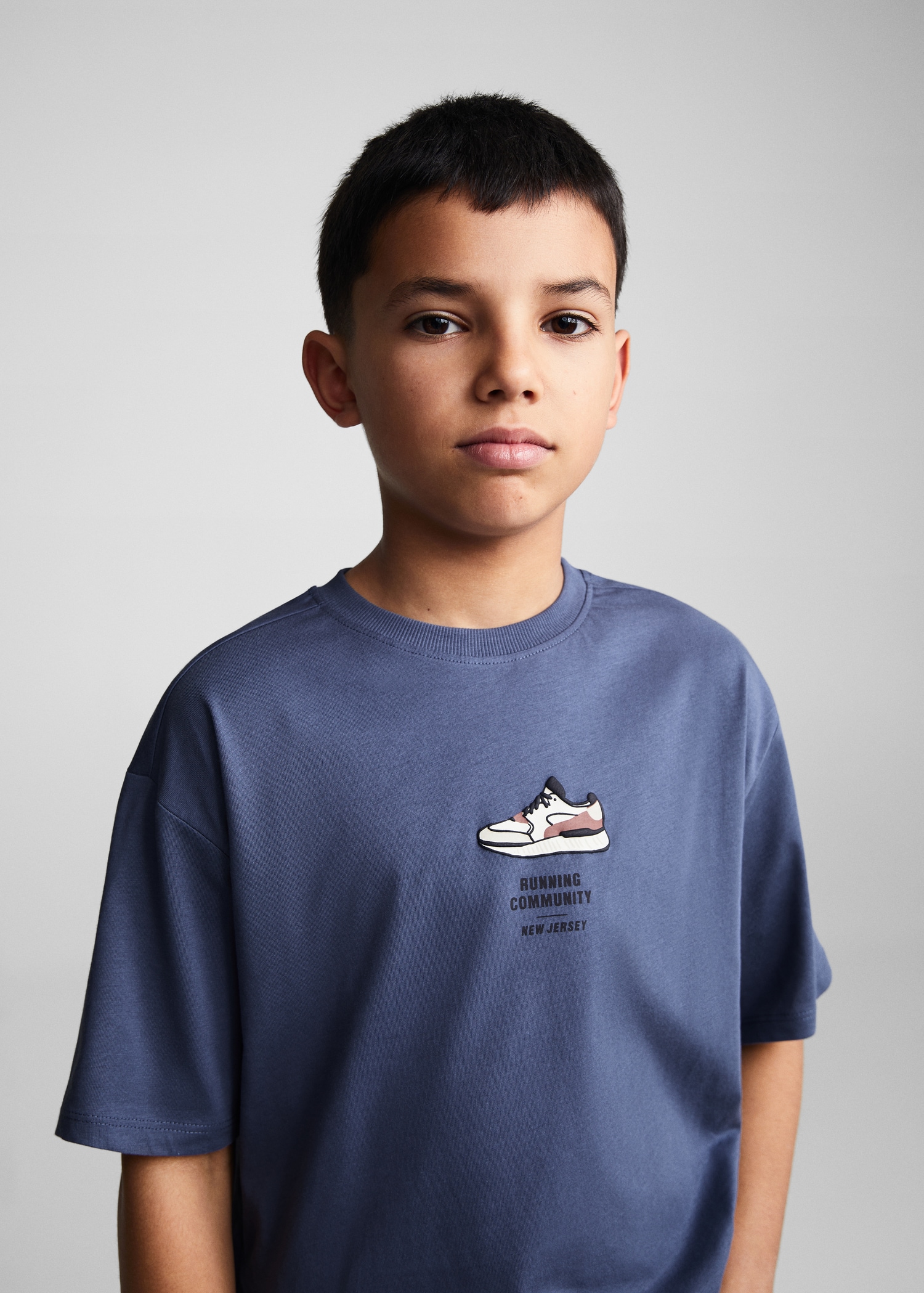 Tricou din bumbac cu mesaj - Detaliu al articolului 1