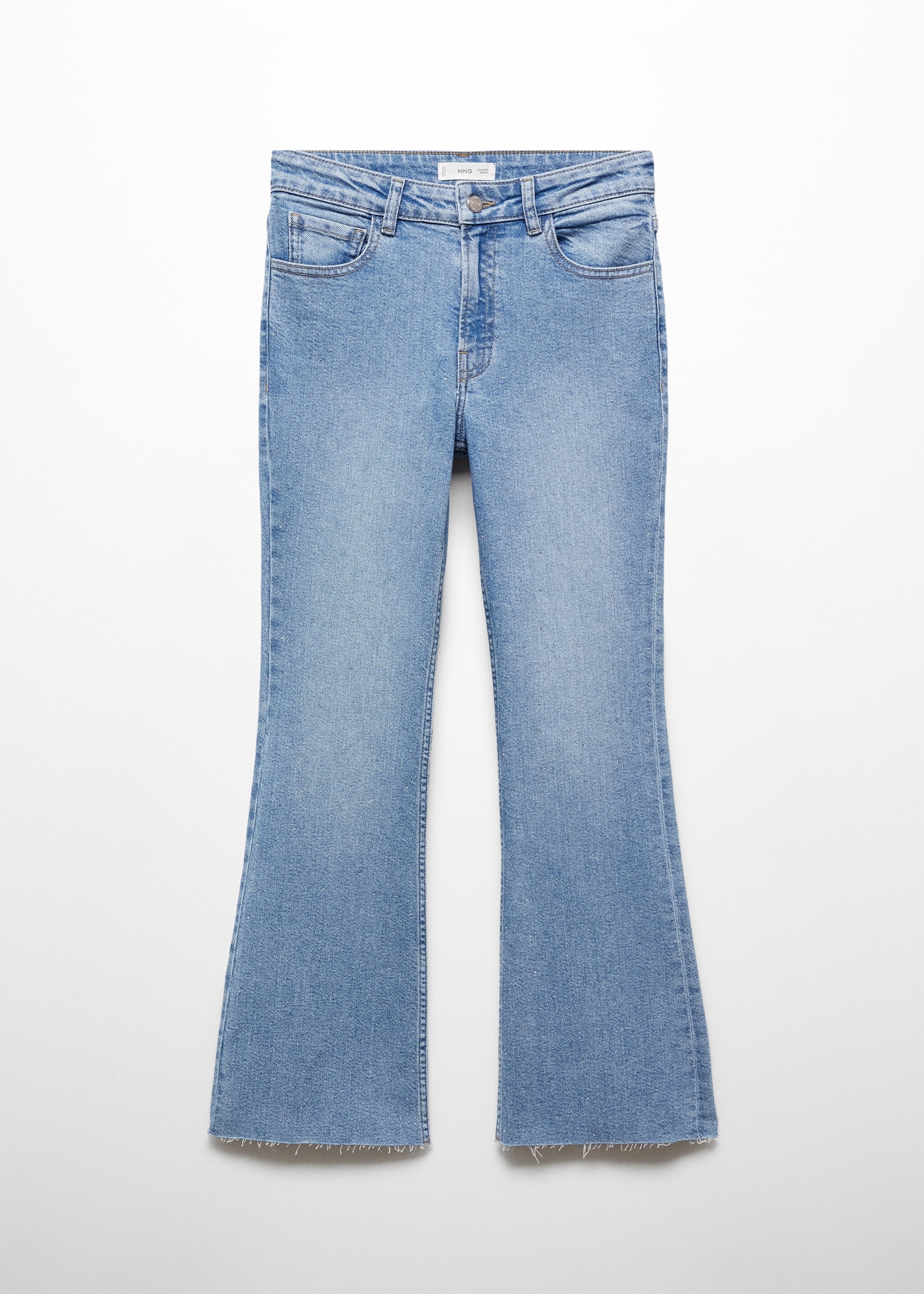 Flared jeans met stras - Artikel zonder model