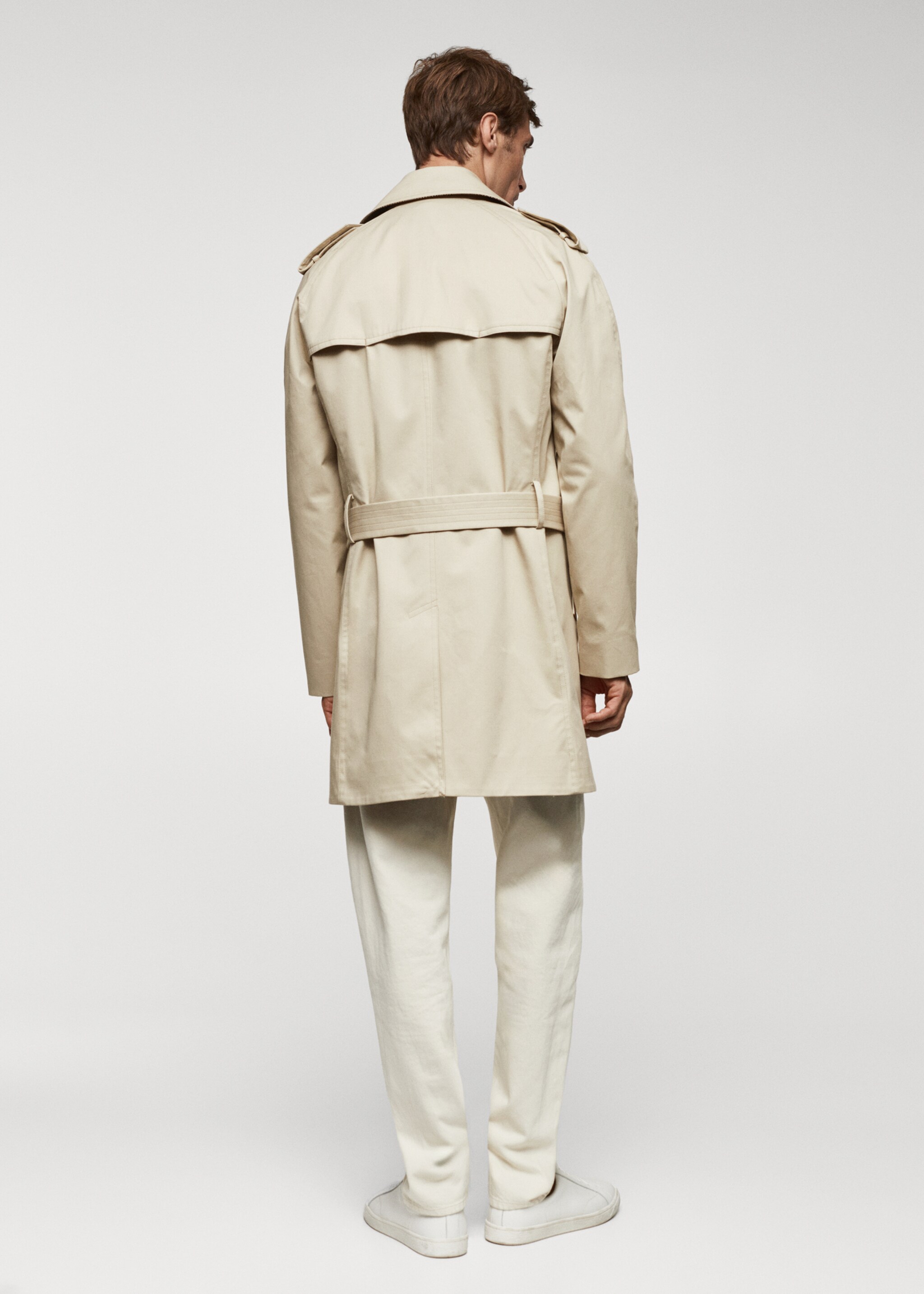 Gabardina clásica water repellent - Reverso del artículo